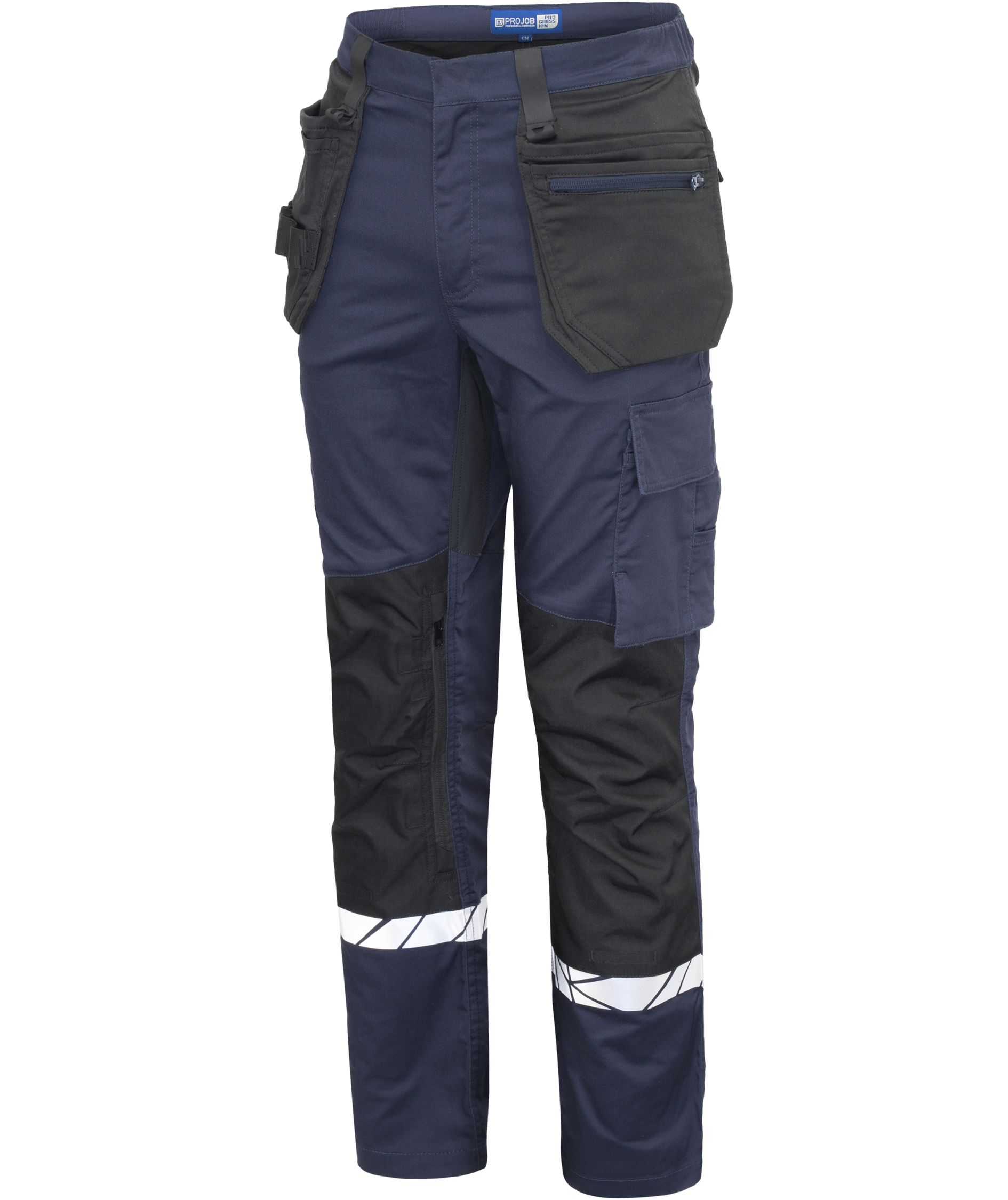ProJob craftsman trousers 7509, Marine Blue/Black, large image number 6