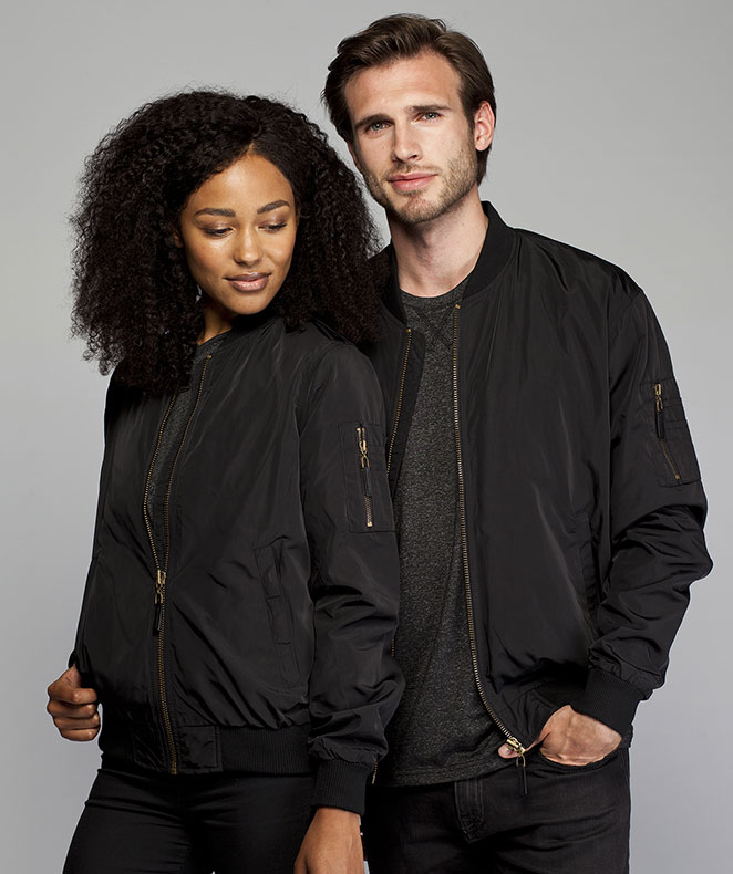 IK bomber jacket, Black, large image number 3