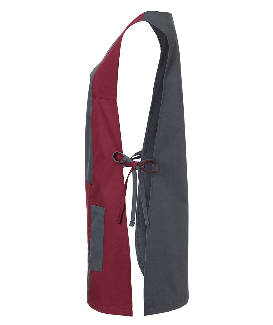 Karlowsky Marilies sandwichforkl&aelig;de med lommer, Gr&aring;/Bordeaux, large image number 3