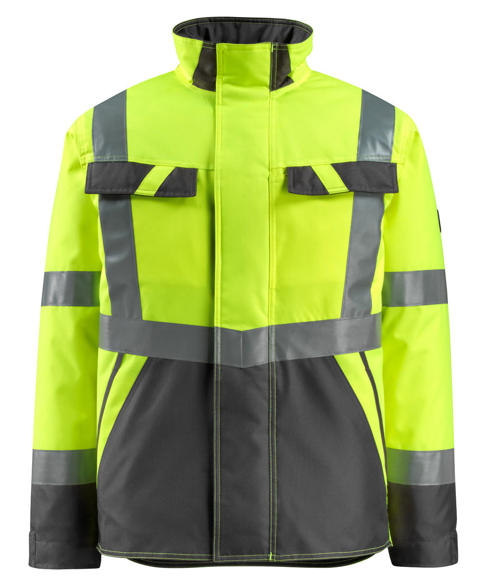 Mascot Safe Light Penrith vinterjakke, Hi-vis Gul/M&oslash;rk antrasitt, Hi-vis Gul/M&oslash;rk antrasitt, swatch