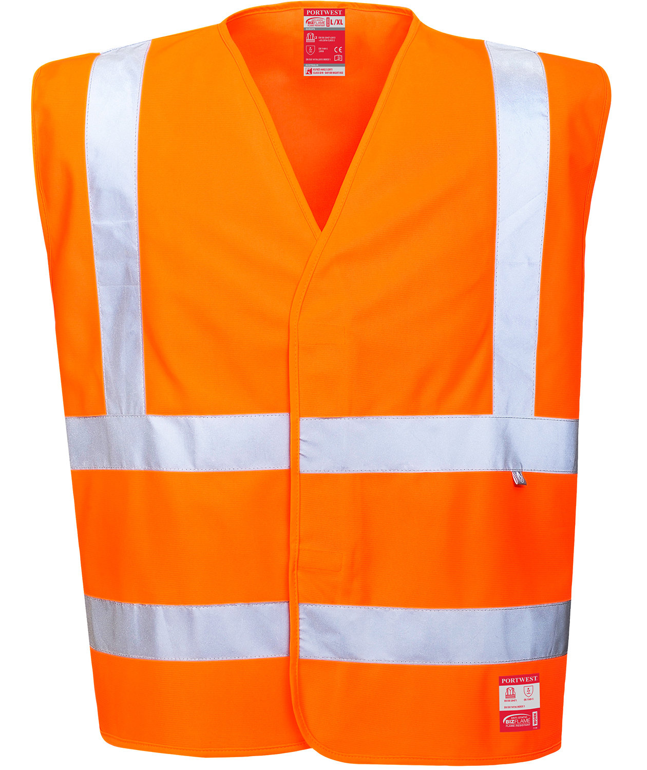 Portwest v&auml;st, Varsel Orange