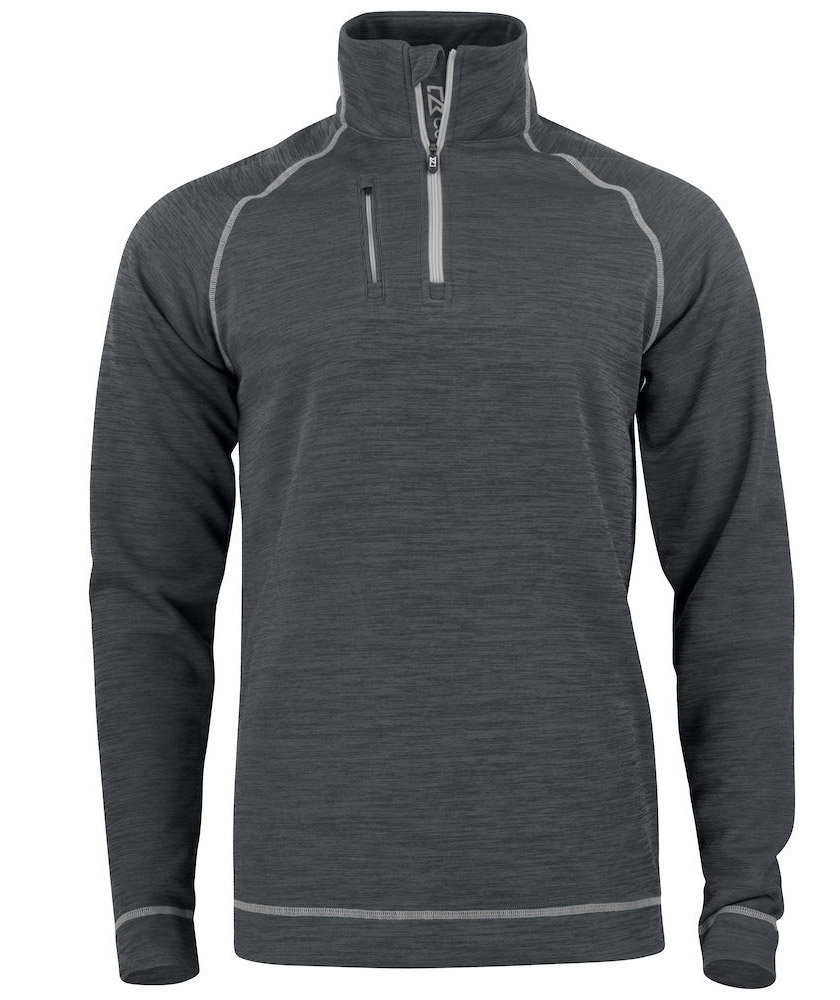 Cutter & Buck Chambers Half Zip, Antracitmelerad, Antracitmelerad, swatch