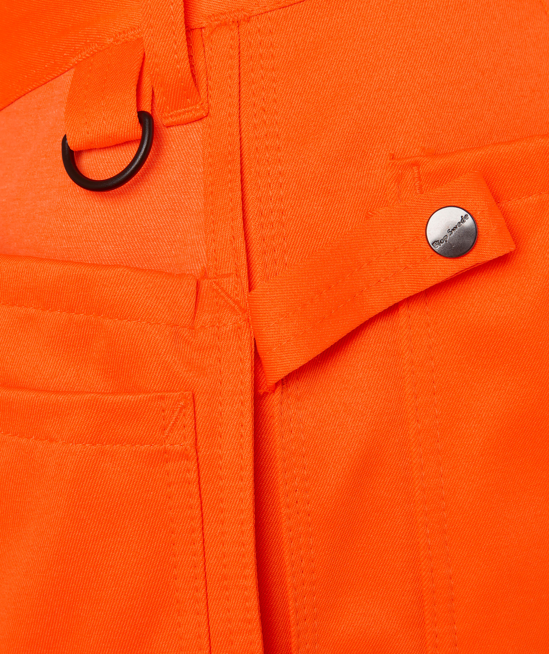 Top Swede hantverkspiratbyxa 218, Varsel Orange/Navy, large image number 4