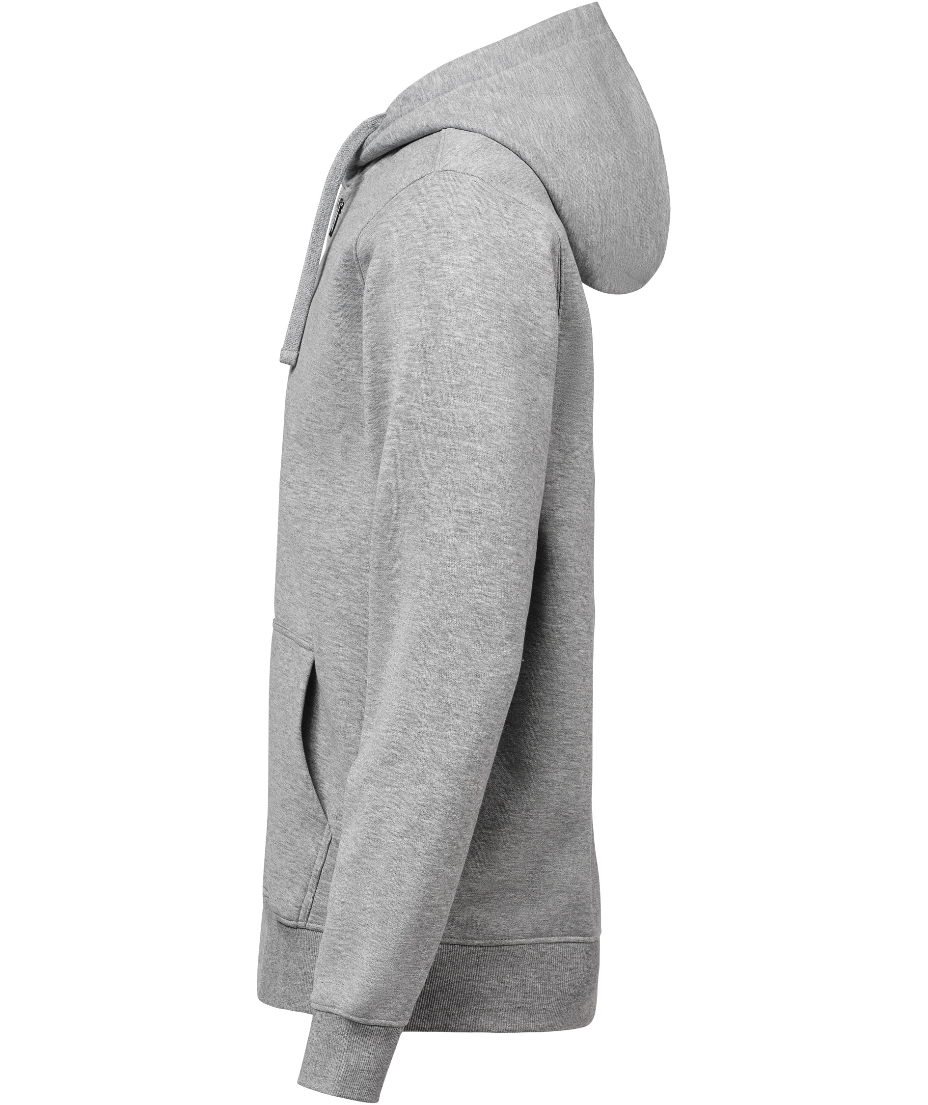 UM Regular fit h&aelig;ttetr&oslash;je med lyn, Grey melange , large image number 4