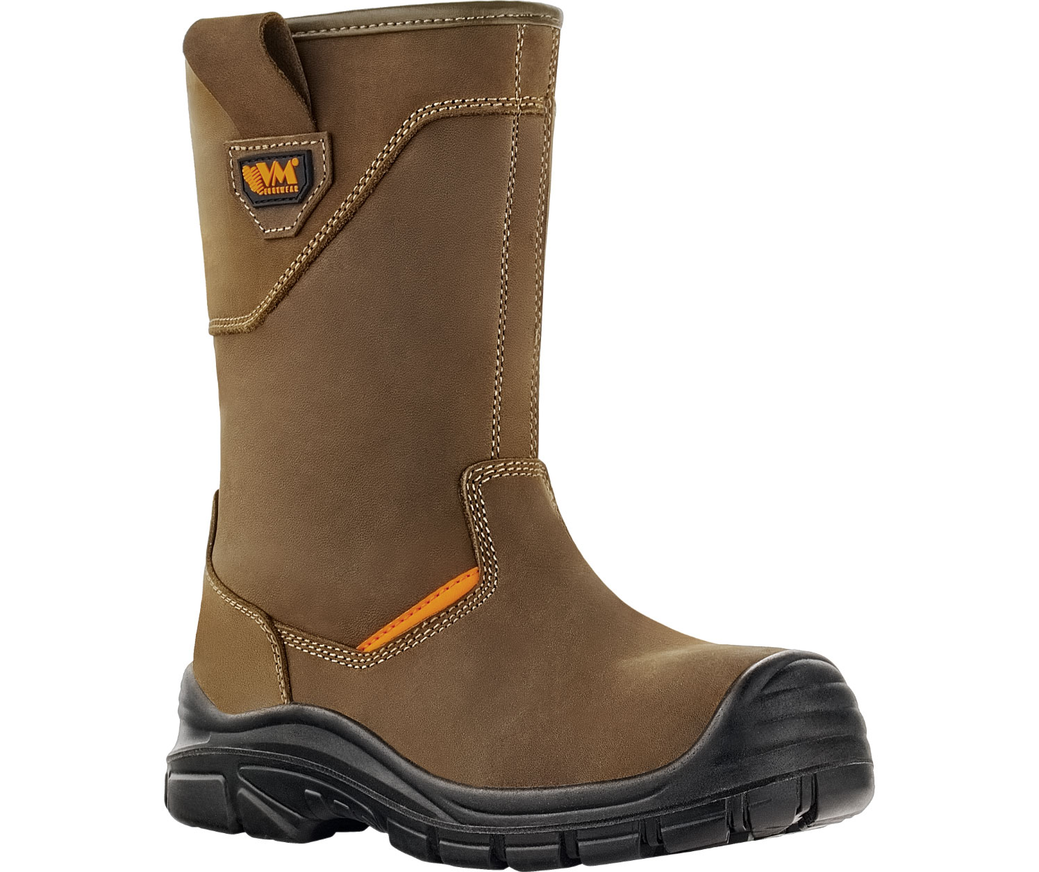 VM Footwear Edinburgh sikkerhedsst&oslash;vler S3, Brun