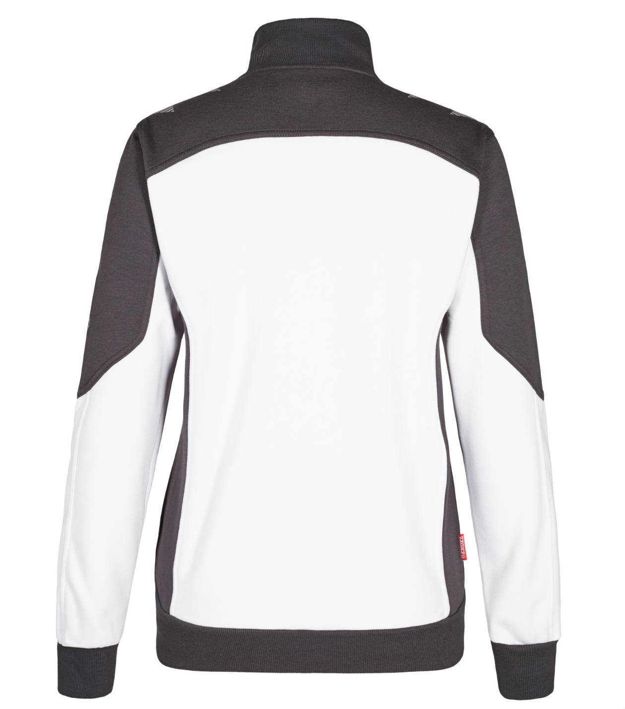 Engel Galaxy dame sweatcardigan, Hvit/Antrasittgr&aring;, large image number 1