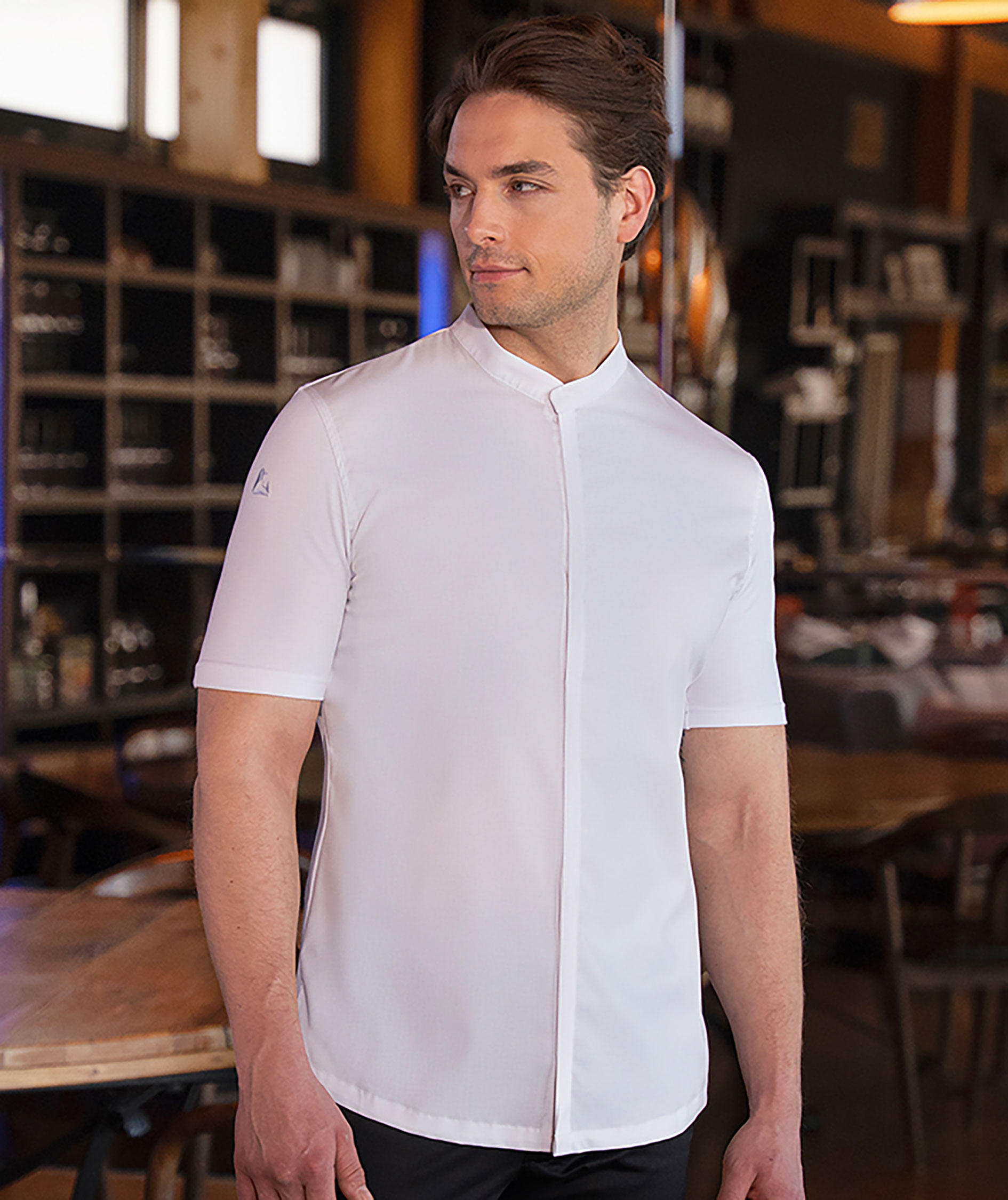 Karlowsky DIAMOND CUT&reg; Avantgarde short-sleeved chef jacket, White, large image number 1