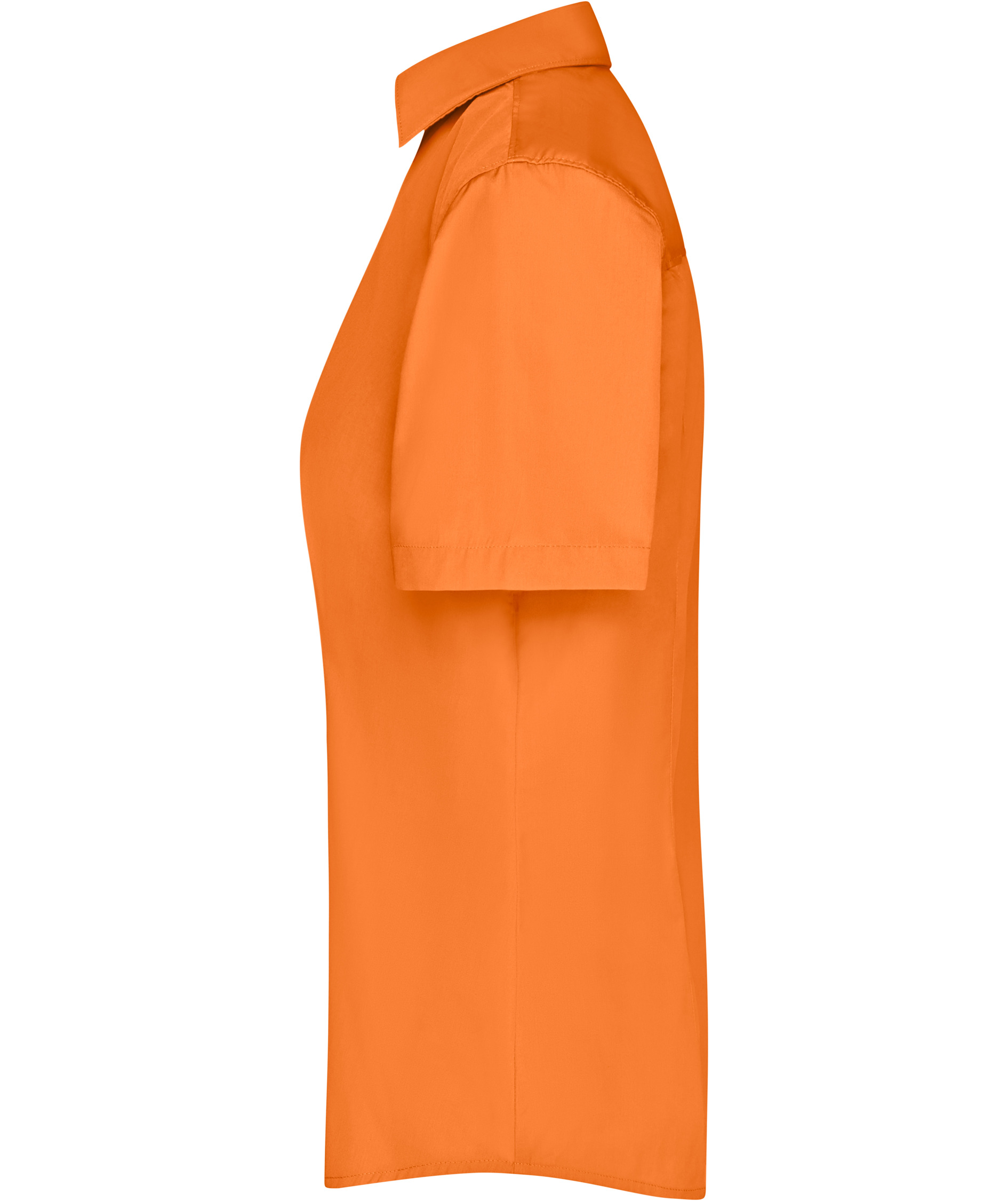 James & Nicholson kort&auml;rmad Modern fit skjorta dam, Orange, large image number 3