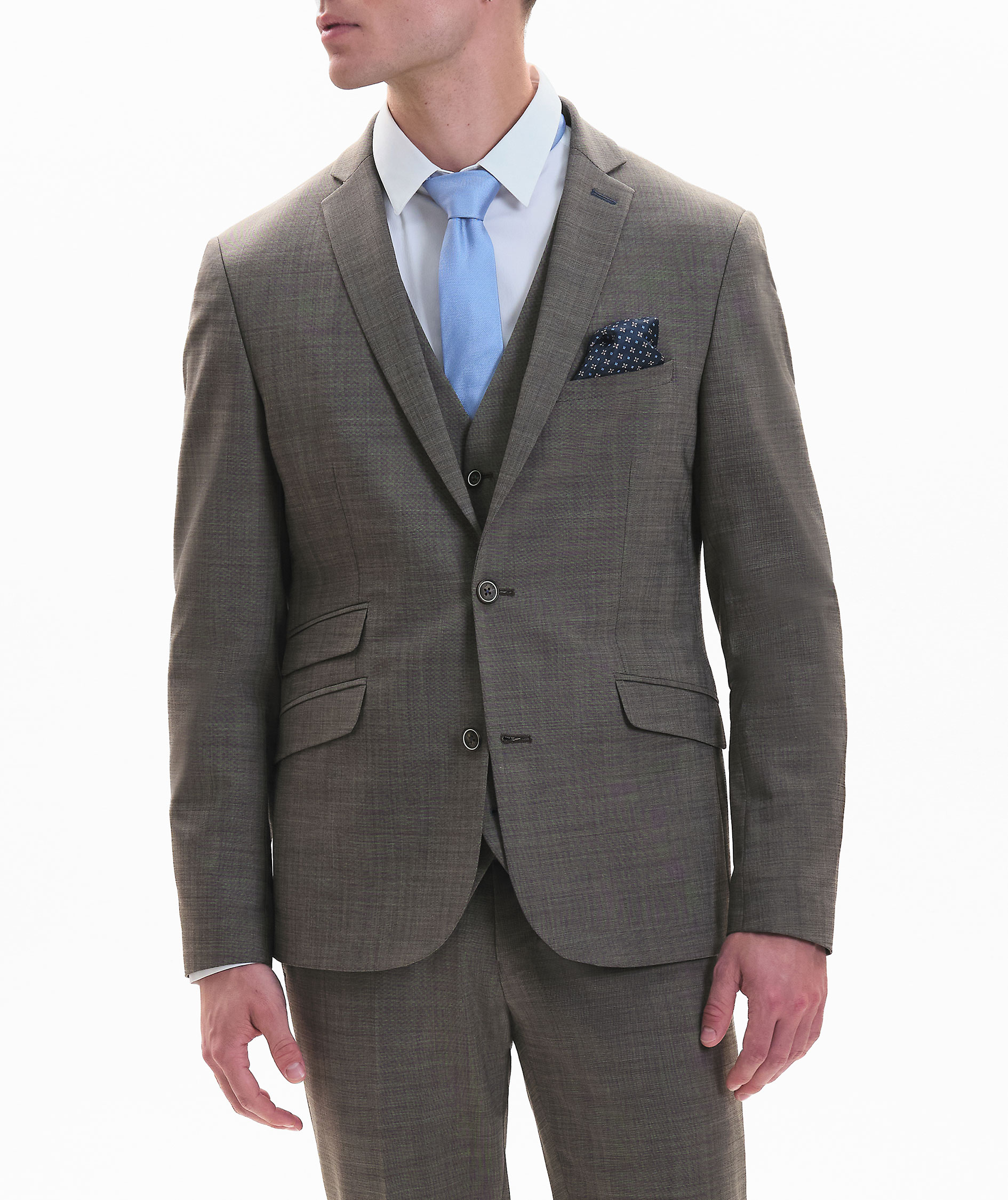 Sunwill Modern fit blazer, Tobacco, large image number 8