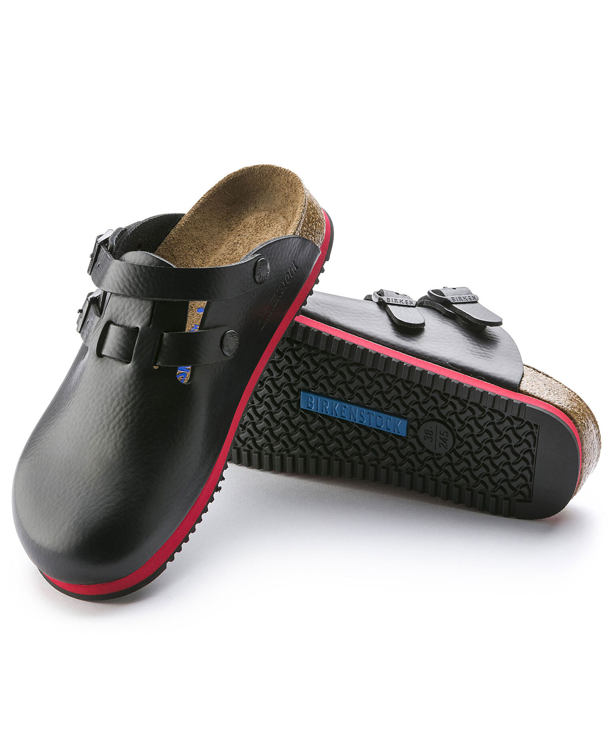 Birkenstock Kay Regular Fit sandaler, Svart/R&ouml;d, large image number 11