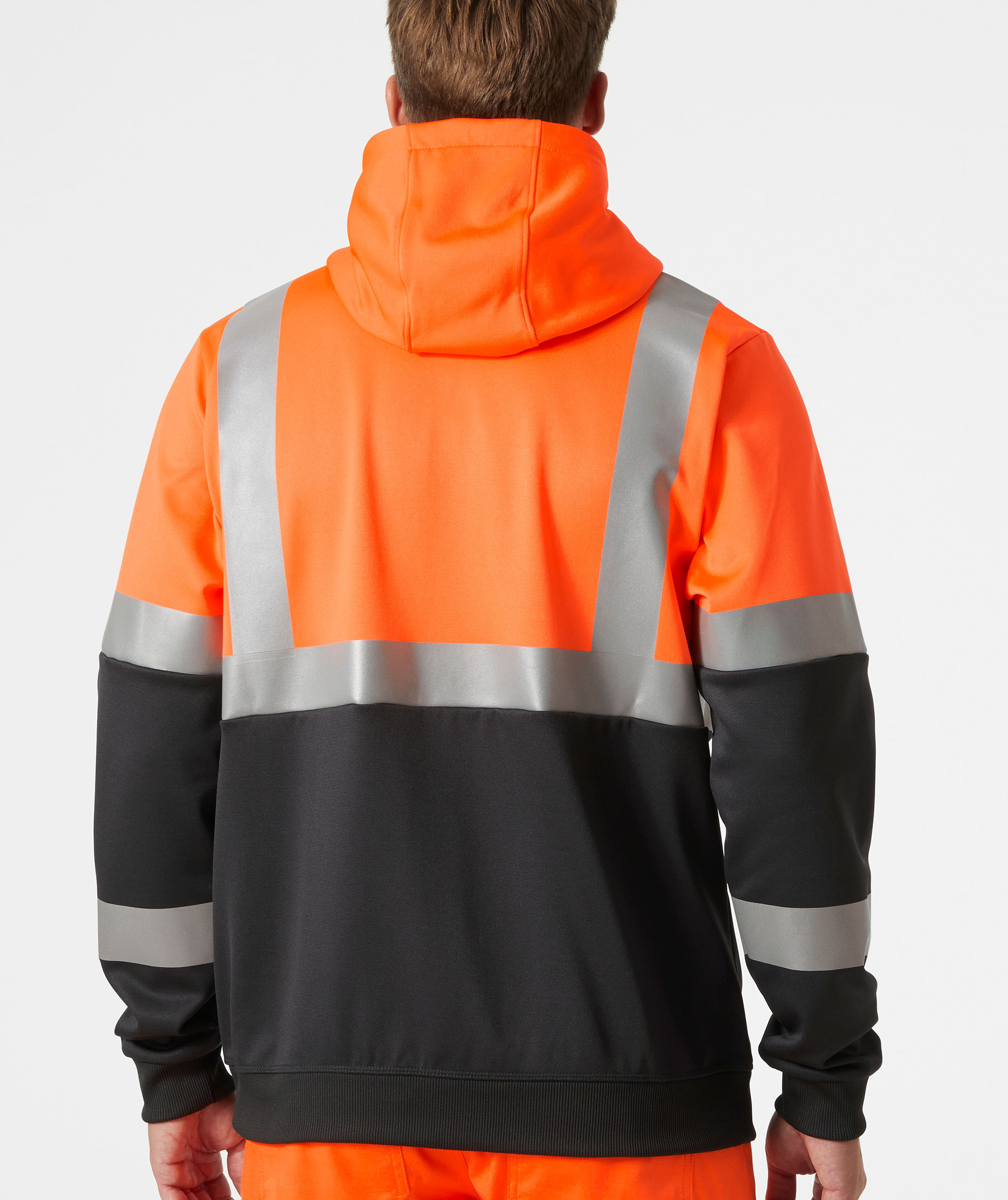 Helly Hansen Addvis hoodie med dragkedja, Varsel Orange/Ebony, large image number 3