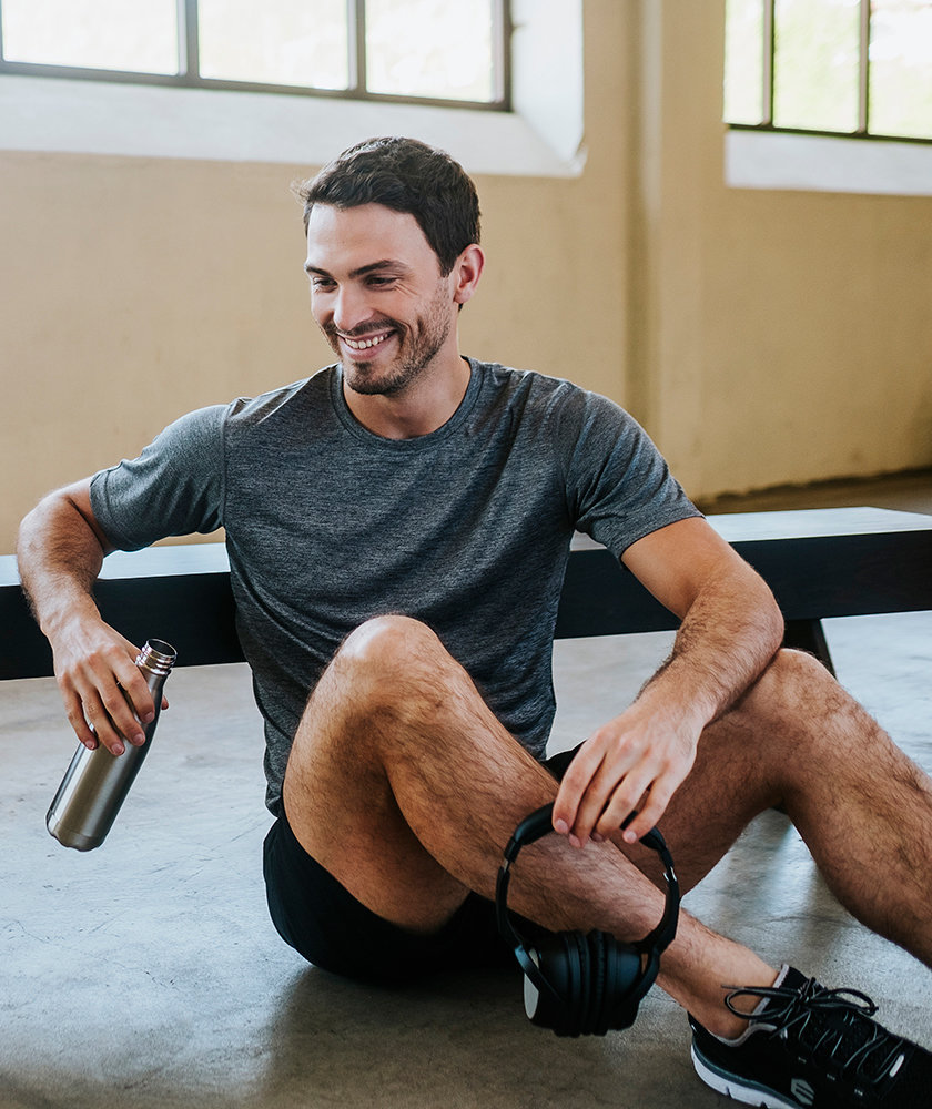 NYXX Eaze Pro-dry T-shirt, Antracit Grey Melerad, large image number 1