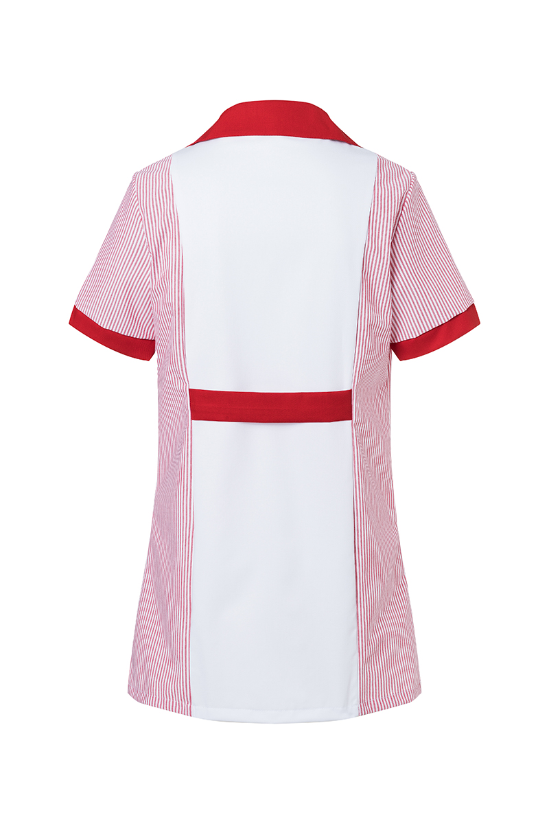 Karlowsky Penelope kurz&auml;rmeliger Damen-Tunika, White/red, large image number 1