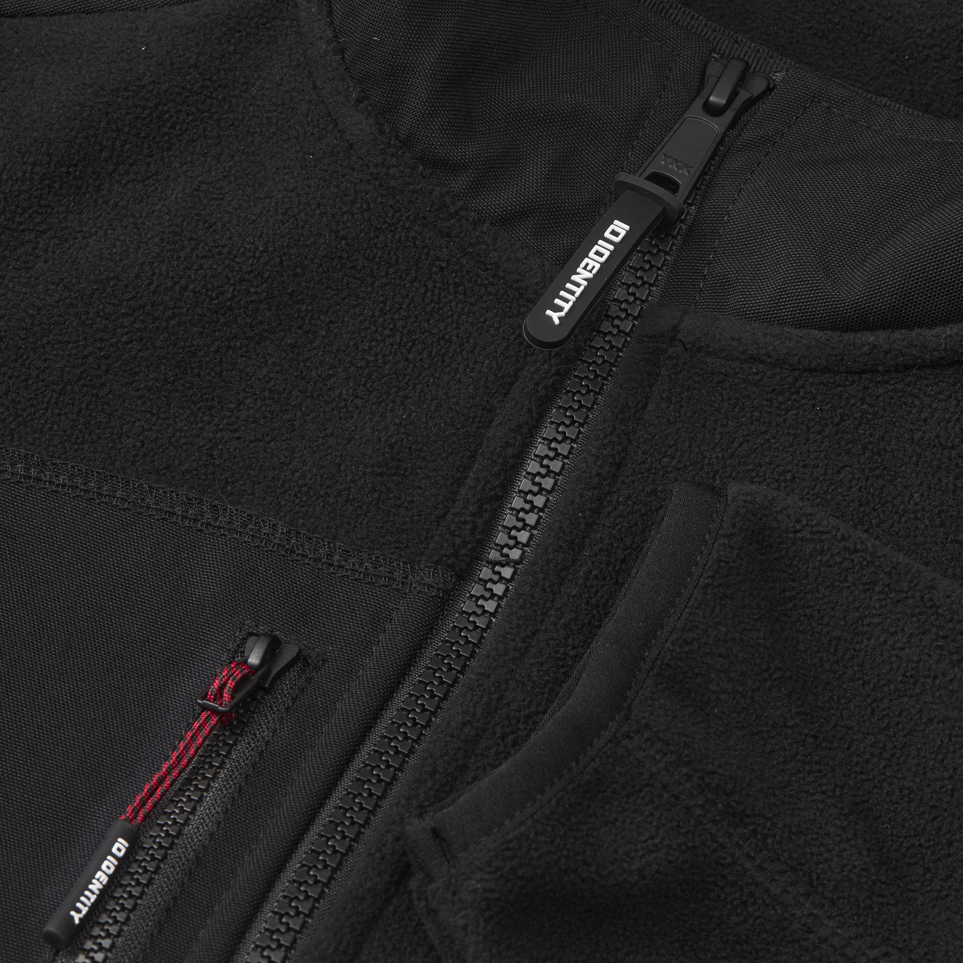 ID Fleecejacka dam, Svart, large image number 3