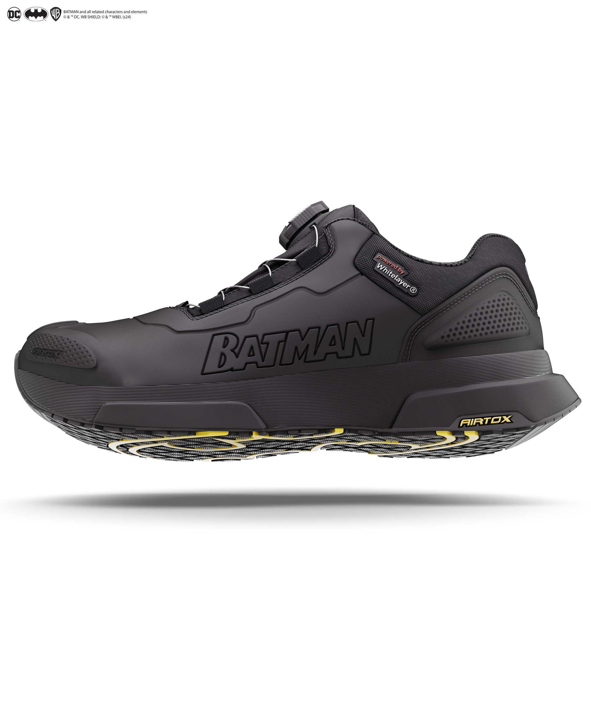 Batman x AIRTOX BAT.ONE safety shoes S3S, Black/Yellow, large image number 4