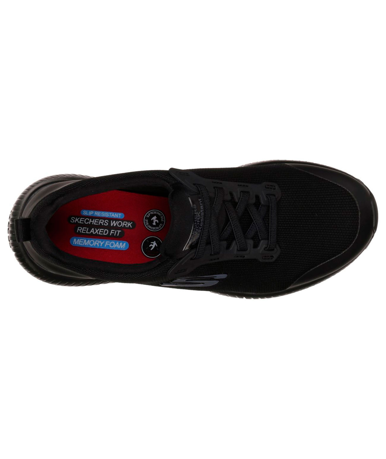 Skechers Work Squad SR arbetsskor dam OB, Svart, large image number 3