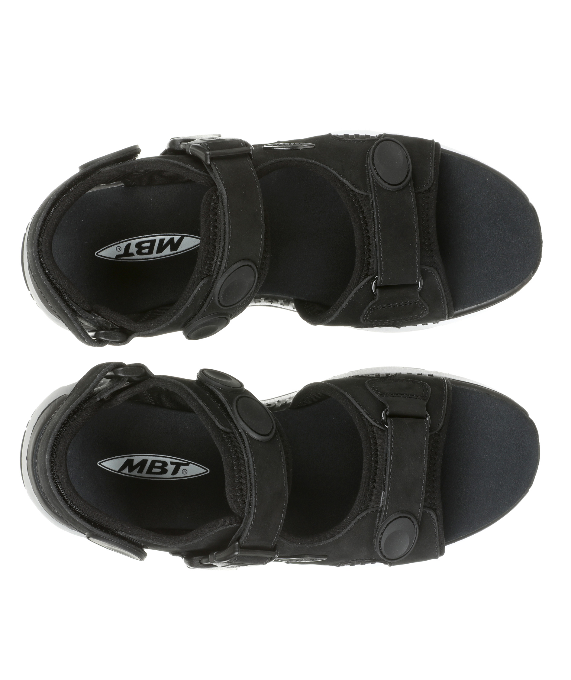 MBT MTR dame sandaler, Sort, large image number 4