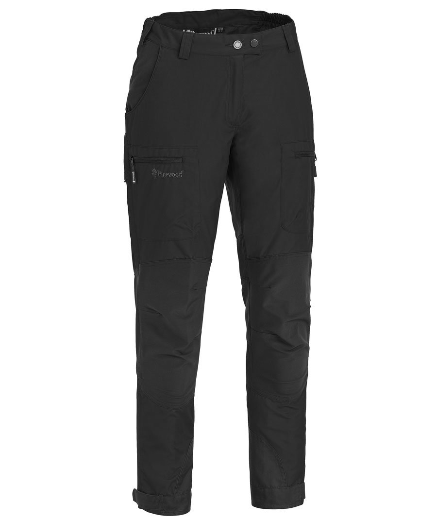 Pinewood Caribou TC damebukser, Sort, Sort, swatch