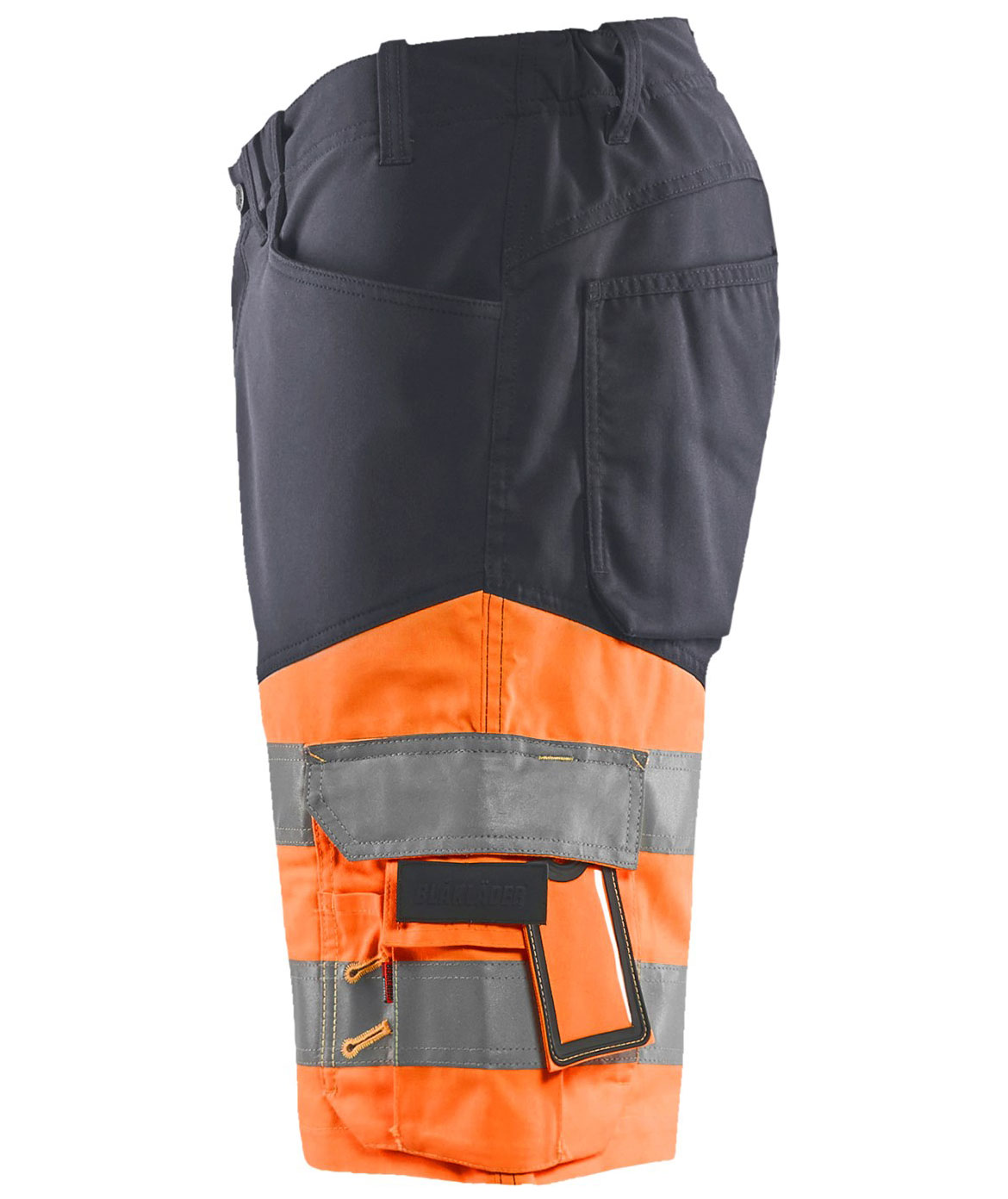Bl&aring;kl&auml;der work shorts, Medium grey/Hi-Vis Orange, large image number 3