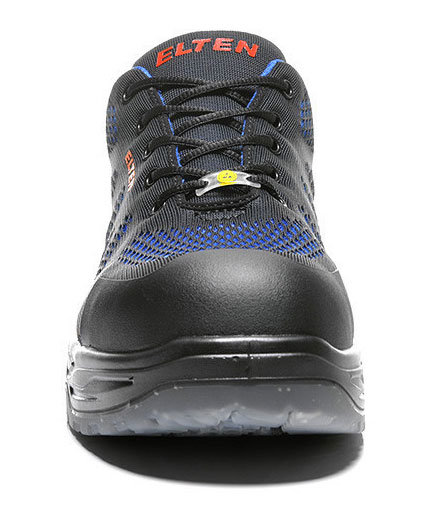 Elten Logan Blue Low sikkerhedssko S1, Sort/Bl&aring;, large image number 2