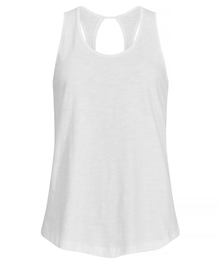 Clique Slub Tanktop dam, Vit