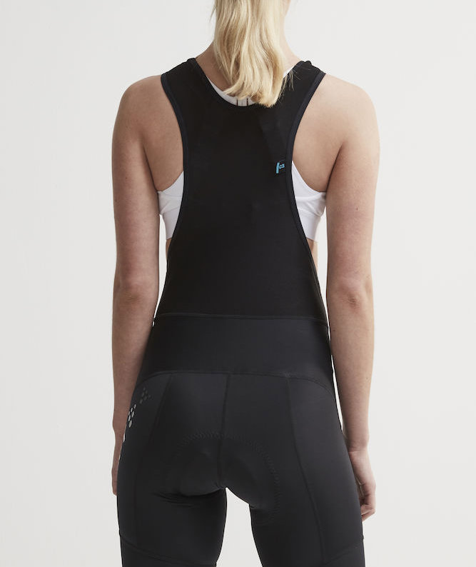 Craft Essence Damen bib Fahrradshorts, Schwarz, large image number 3