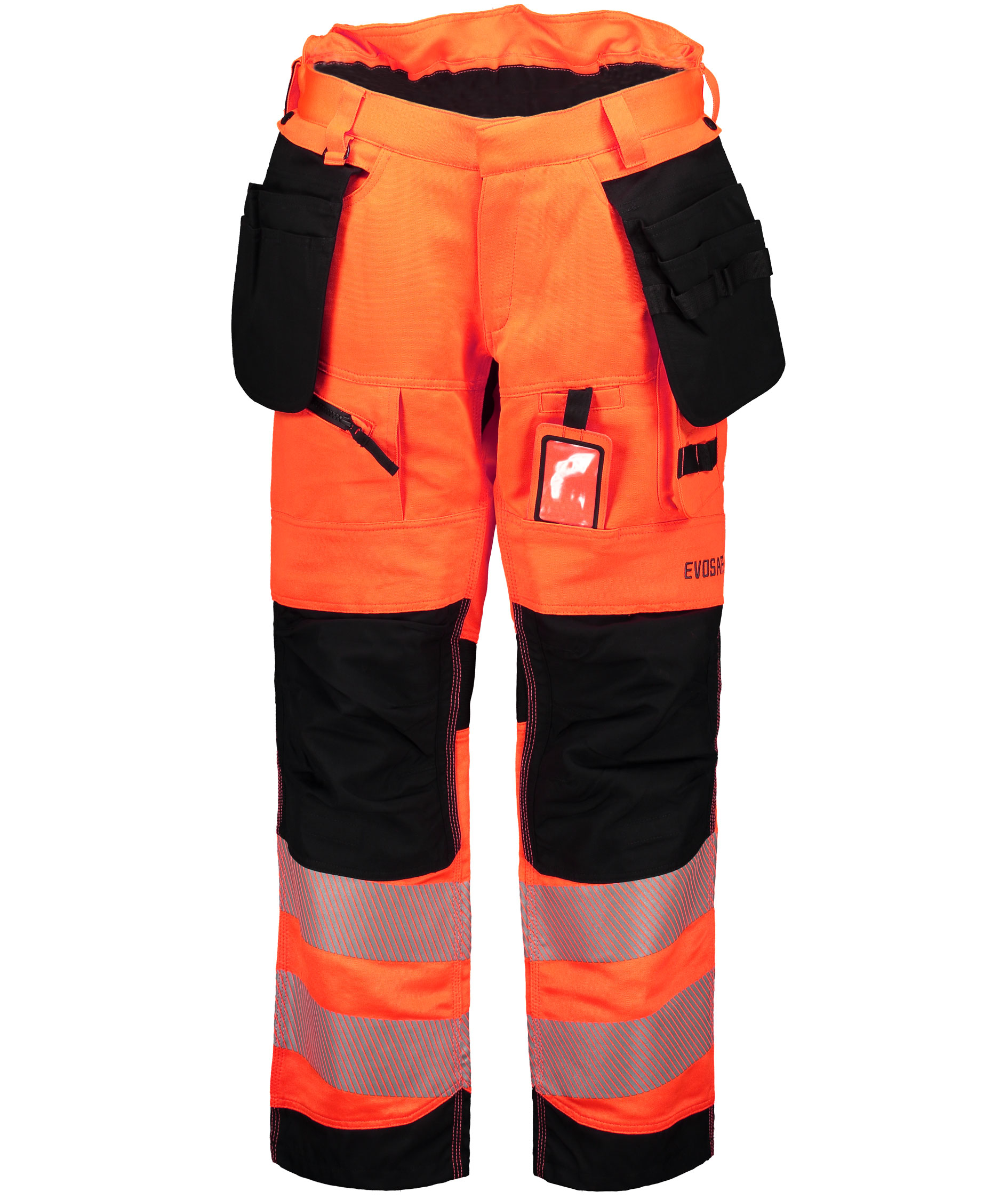 Viking Rubber Evosafe Handwerkerhose, Hi-Vis Orange/Schwarz