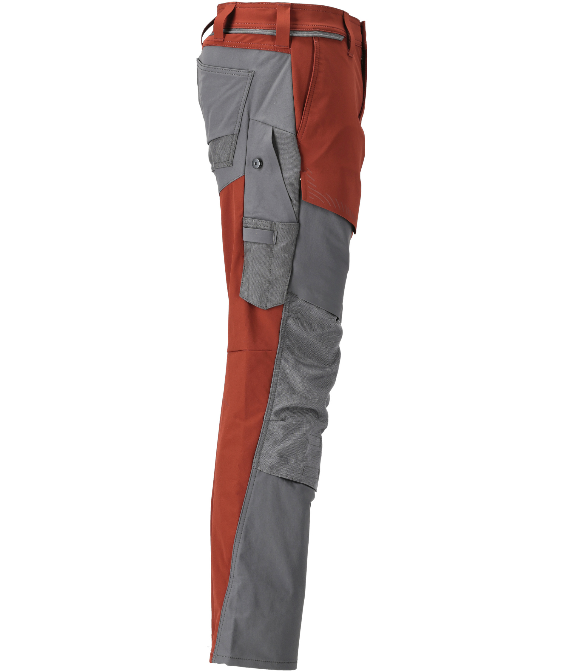 Mascot Customized work trousers full stretch, Autumn red/grey, large image number 2