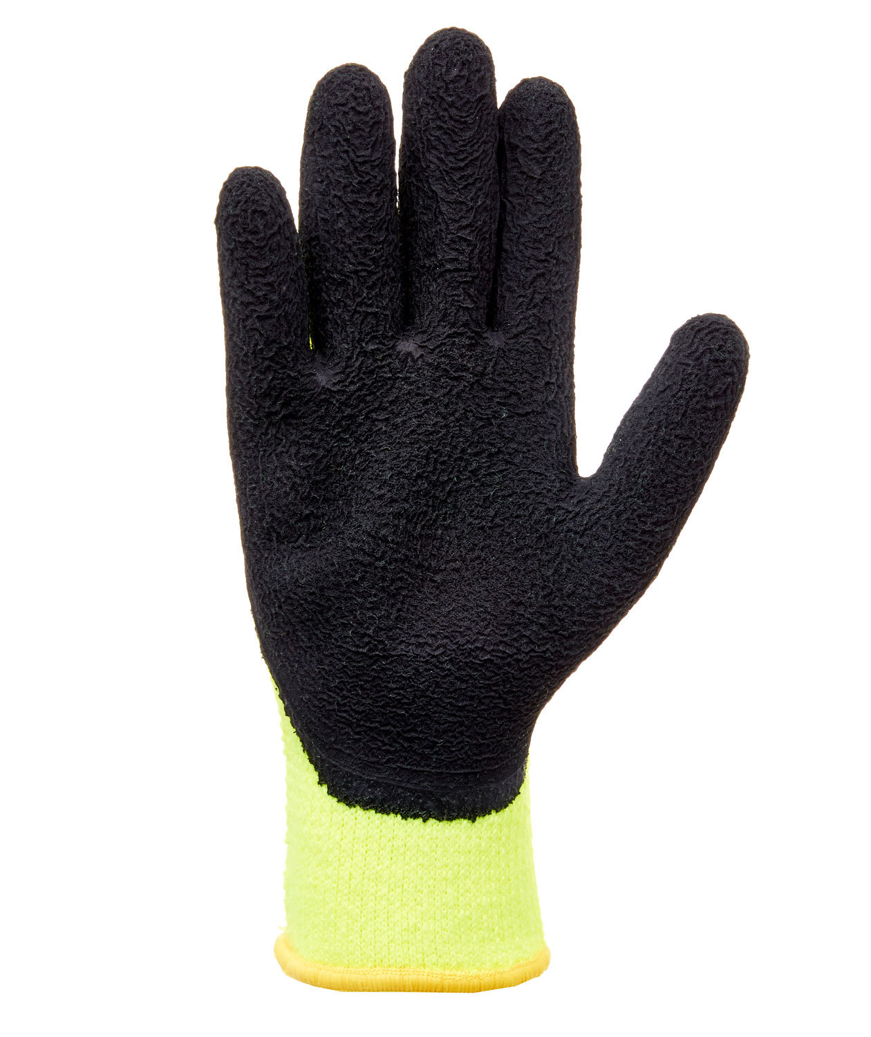 Kramp 6.001 foret arbejdshandsker, Gul/Sort