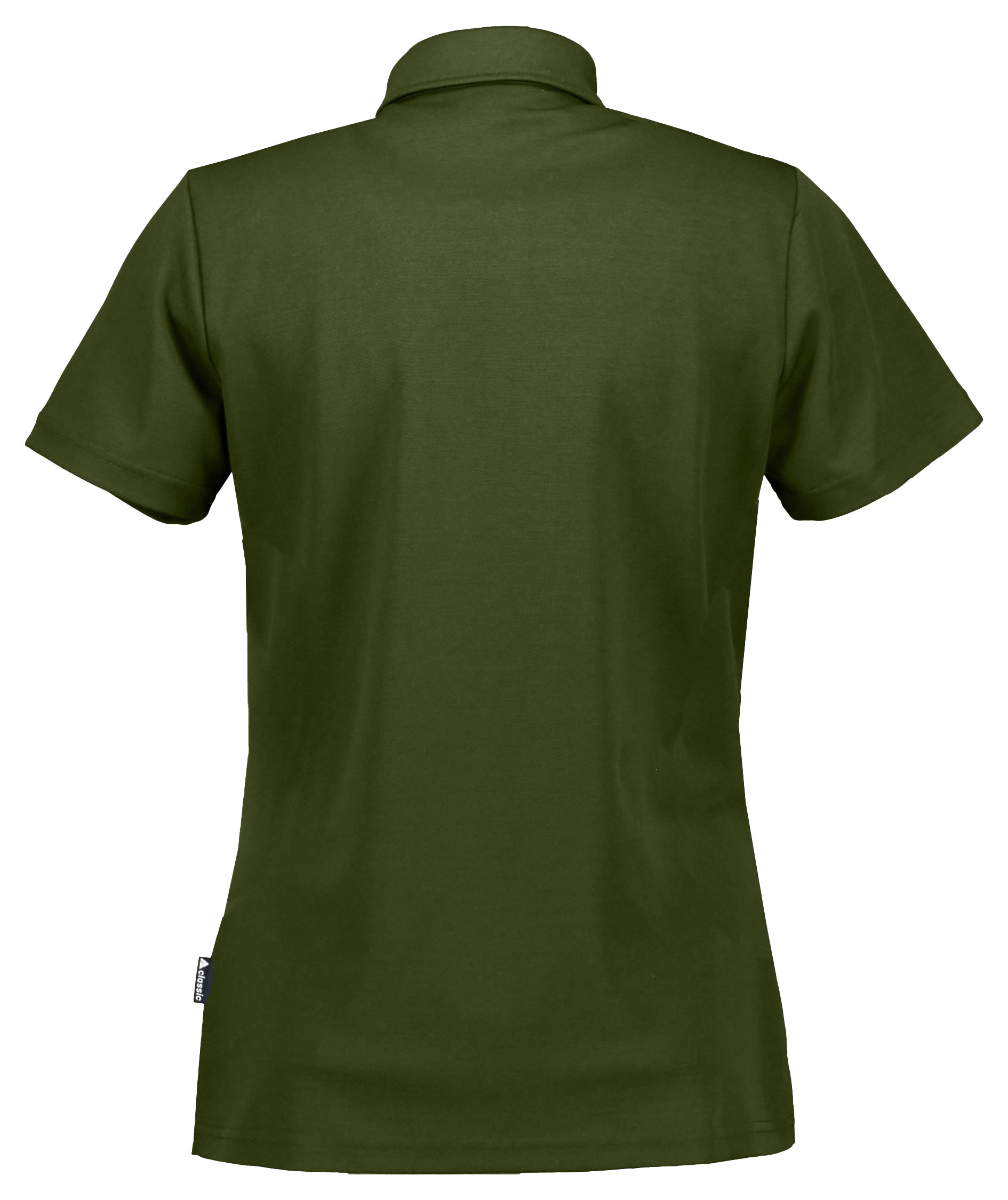 Pitch Stone Tech Wool dame polo T-shirt, Olive, large image number 1
