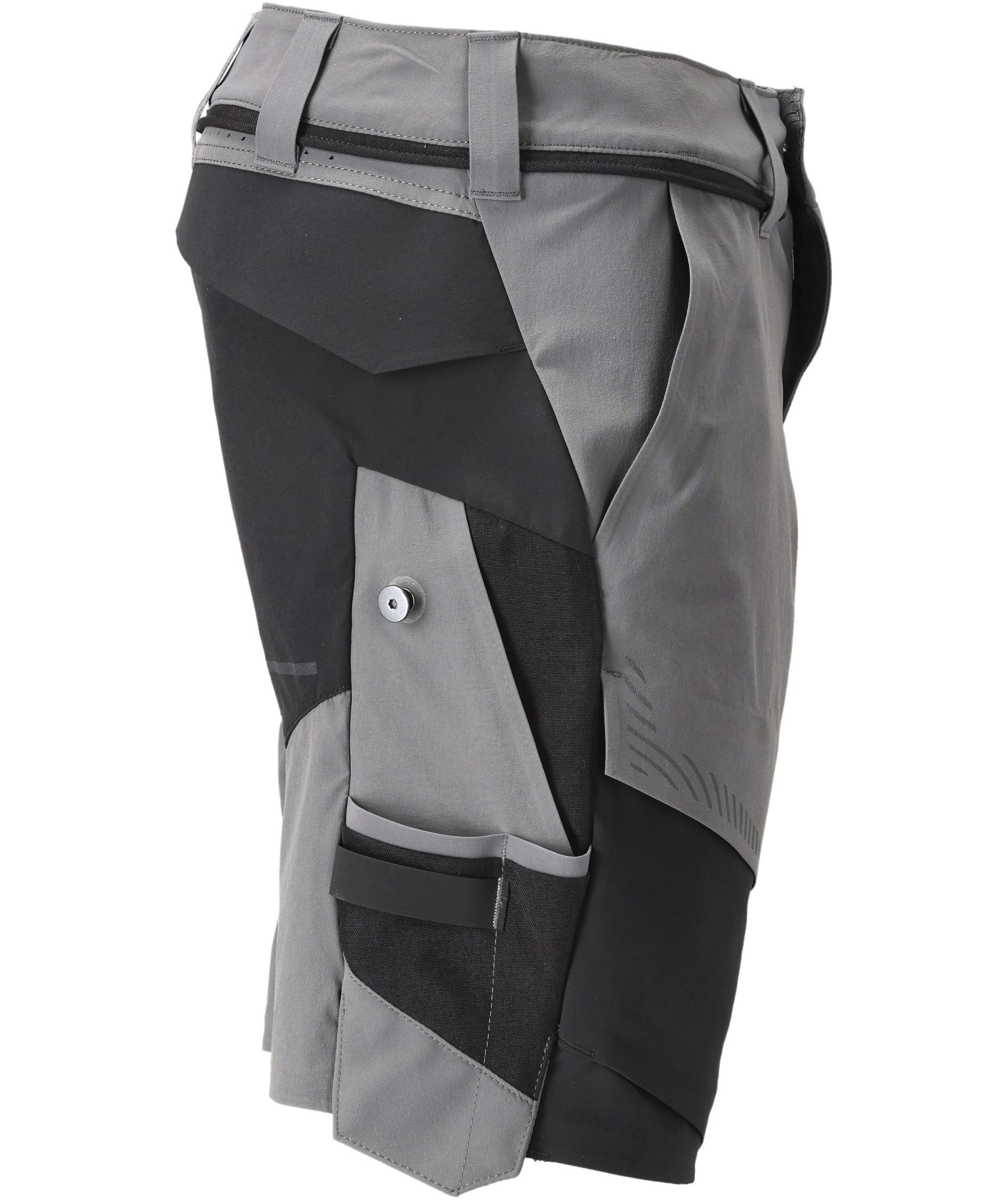 Mascot Customized Arbeitsshorts full stretch, Steingrau/Schwarz, large image number 4