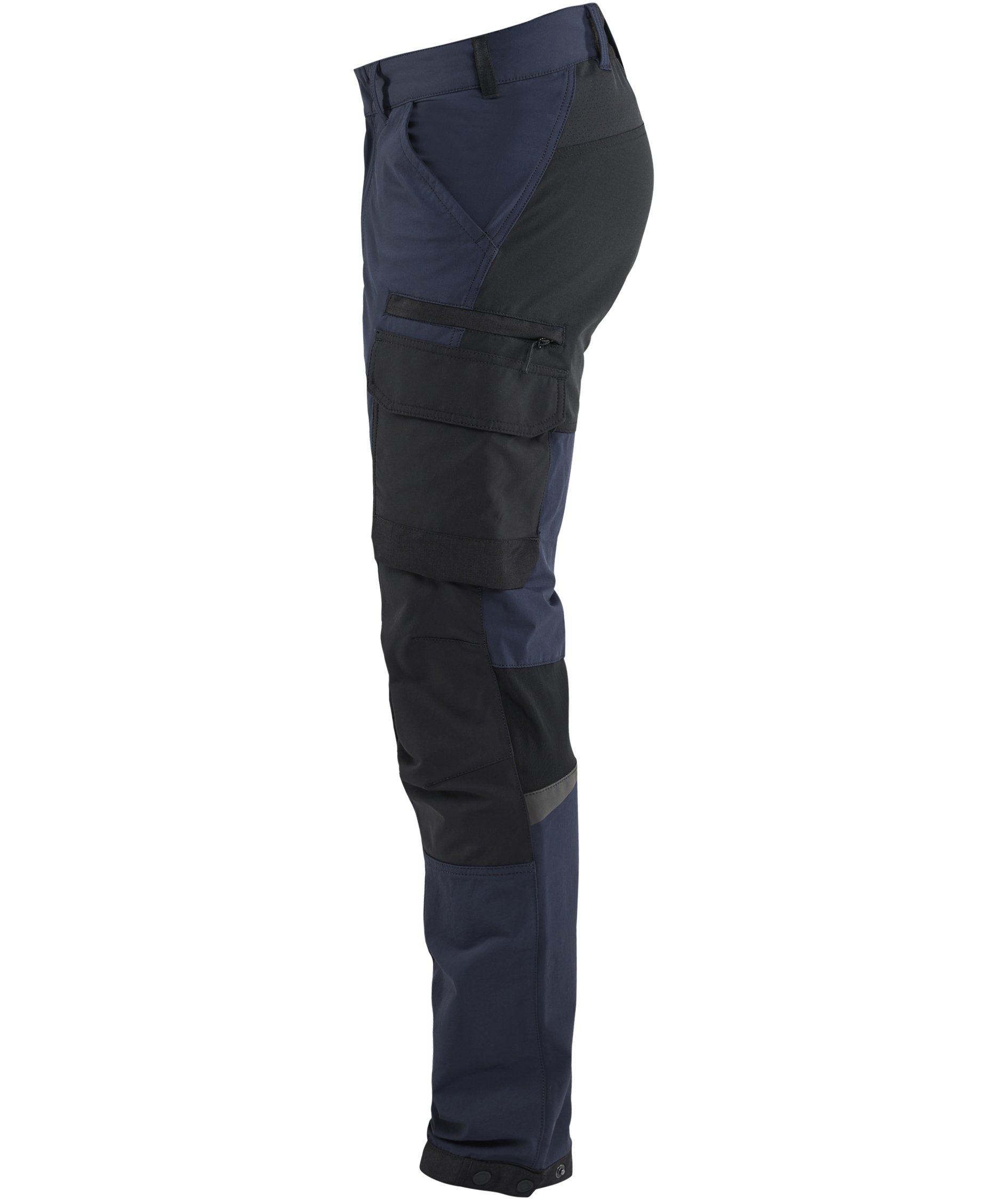 Bl&aring;kl&auml;der servicebyxa full stretch, Dark Marin/Svart, large image number 4