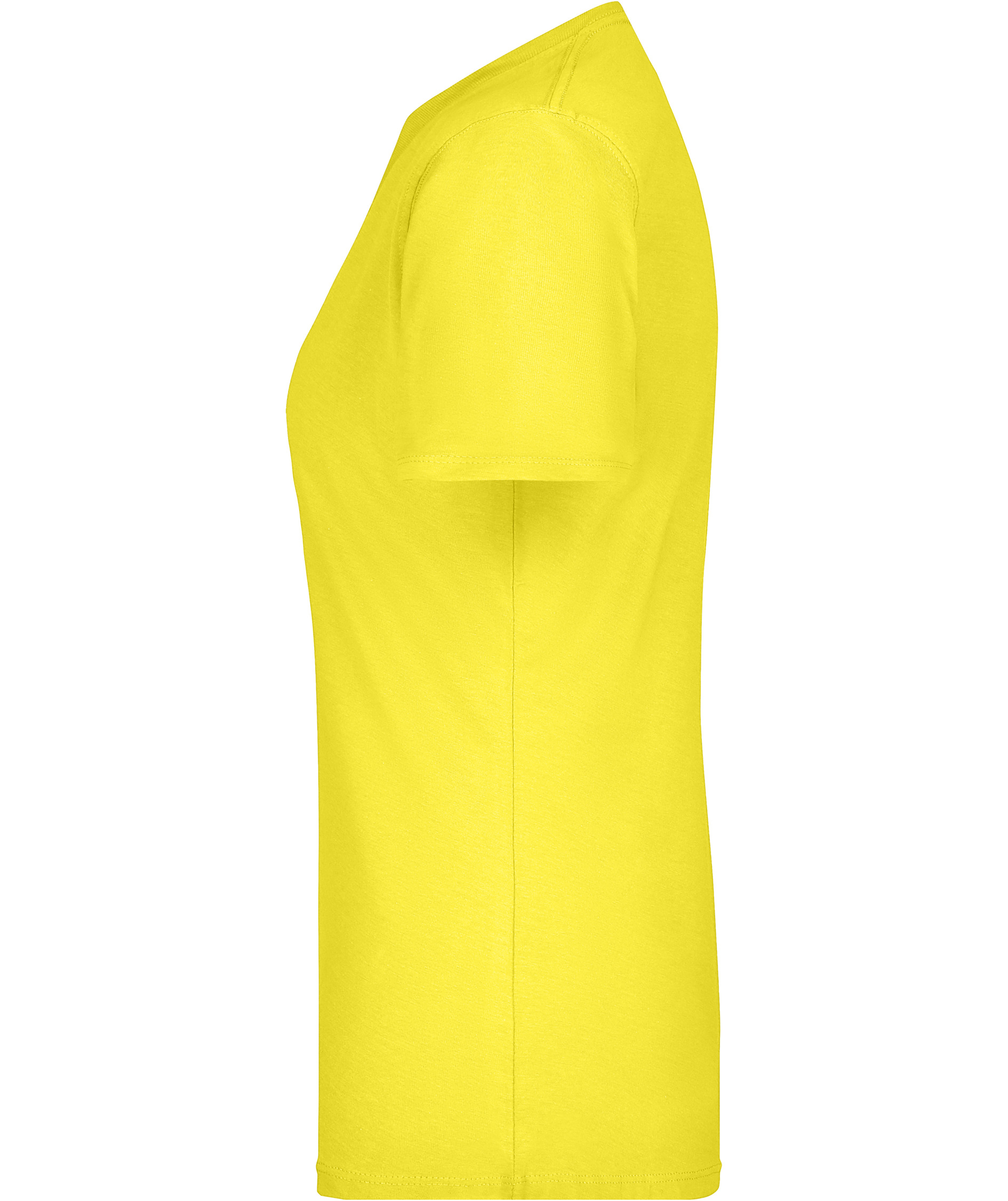 James & Nicholson Basic-T Damen T-Shirt, Yellow, large image number 3