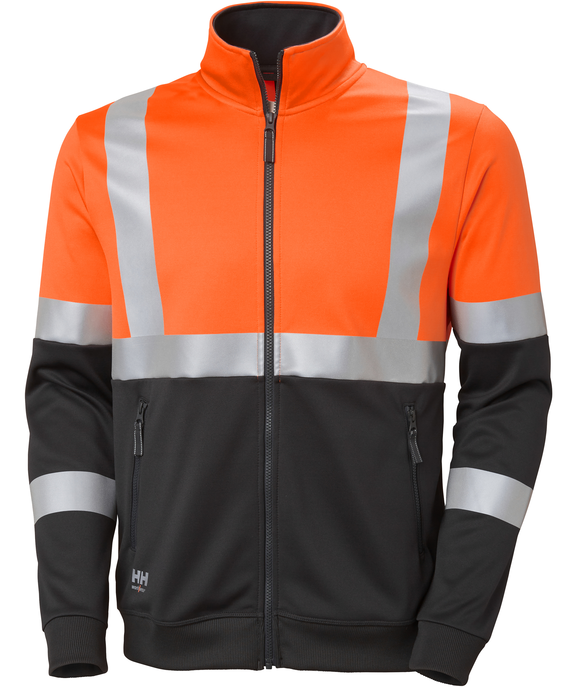 Helly Hansen Addvis cardigan, Varsel Orange/Ebony, Varsel Orange/Ebony, swatch