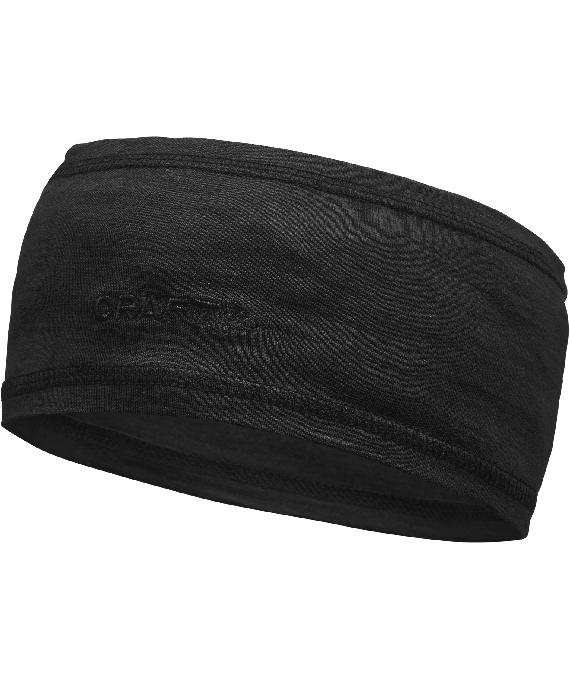 Craft Essence panneb&aring;nd med merinoull, Black, Black, swatch