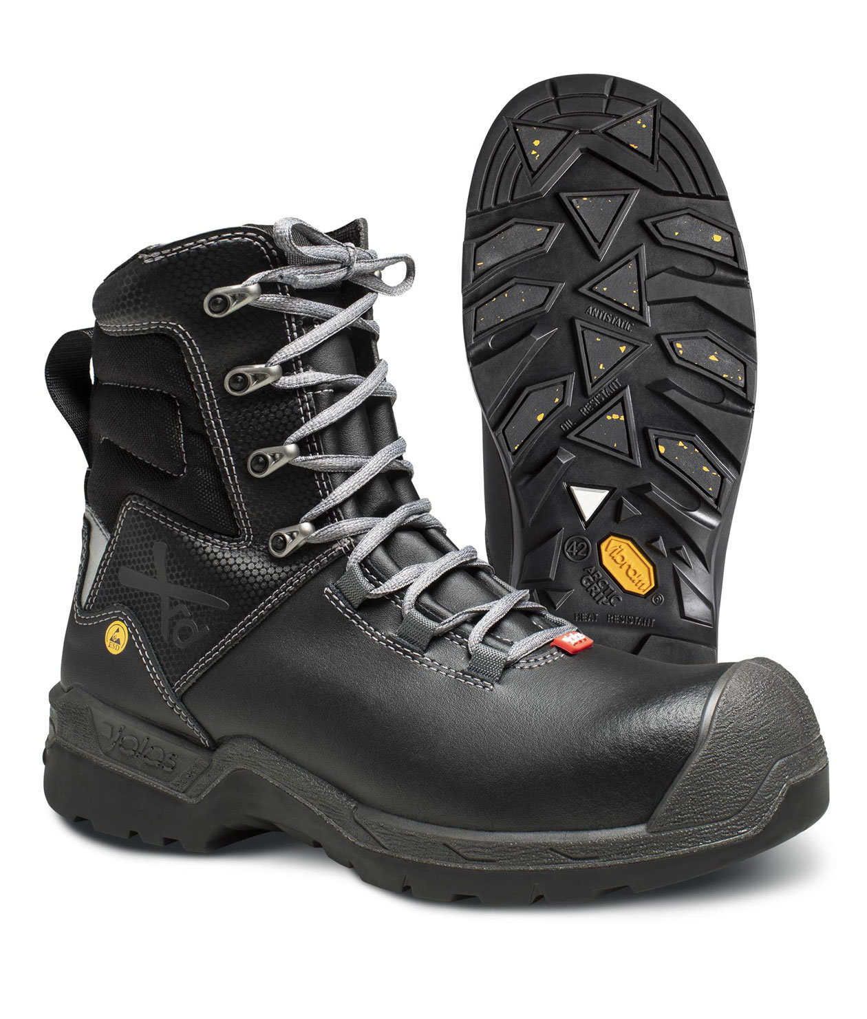 Jalas 1368 Heavy Duty vinter skyddsst&ouml;vlar S3, Svart