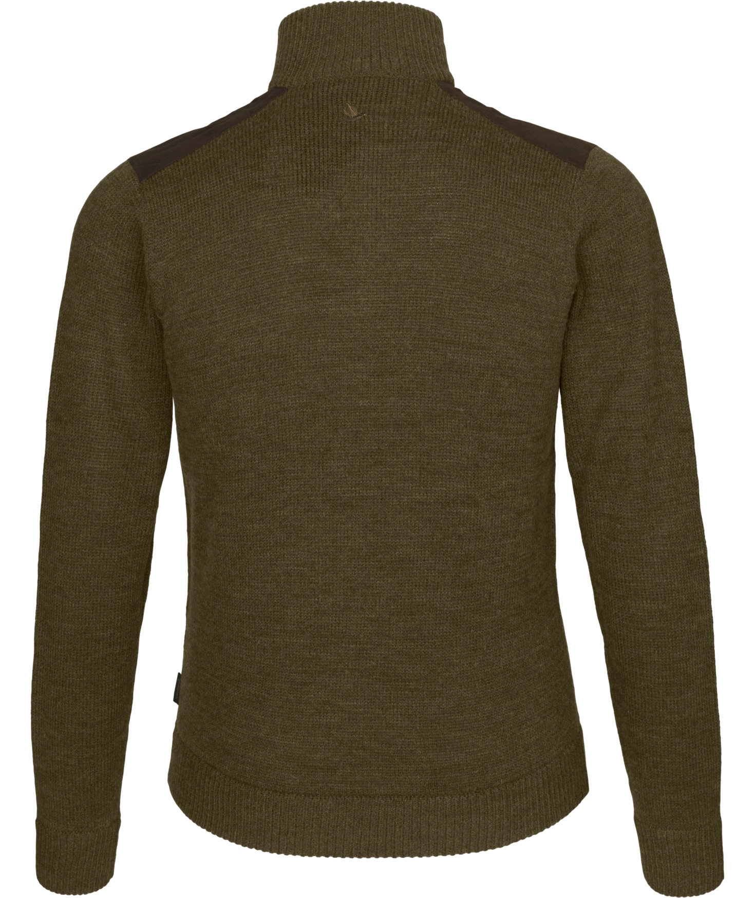 Seeland Buckthorn half zip Pullover mit Wolle, Shaded olive melange
