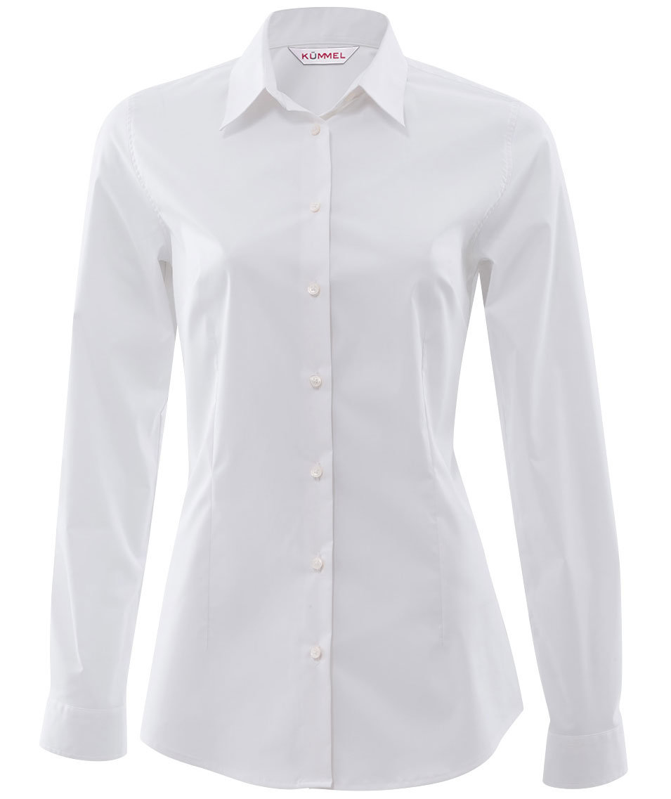 K&uuml;mmel M&uuml;nchen Slim fit dameskjorte, Hvid