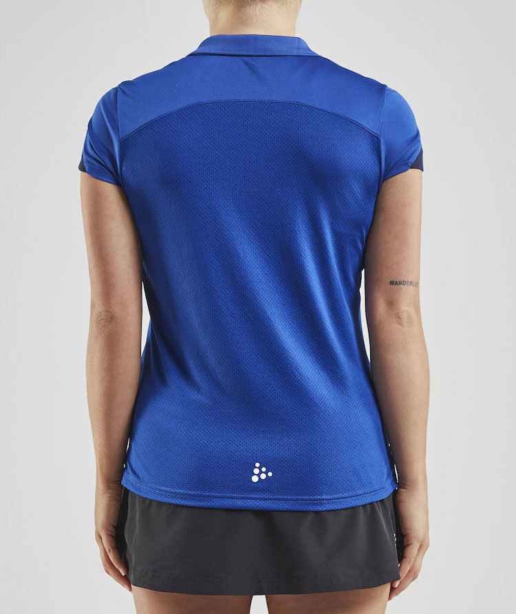 Craft Pro Control Impact Damen Poloshirt, Navy/Club cobolt, large image number 2