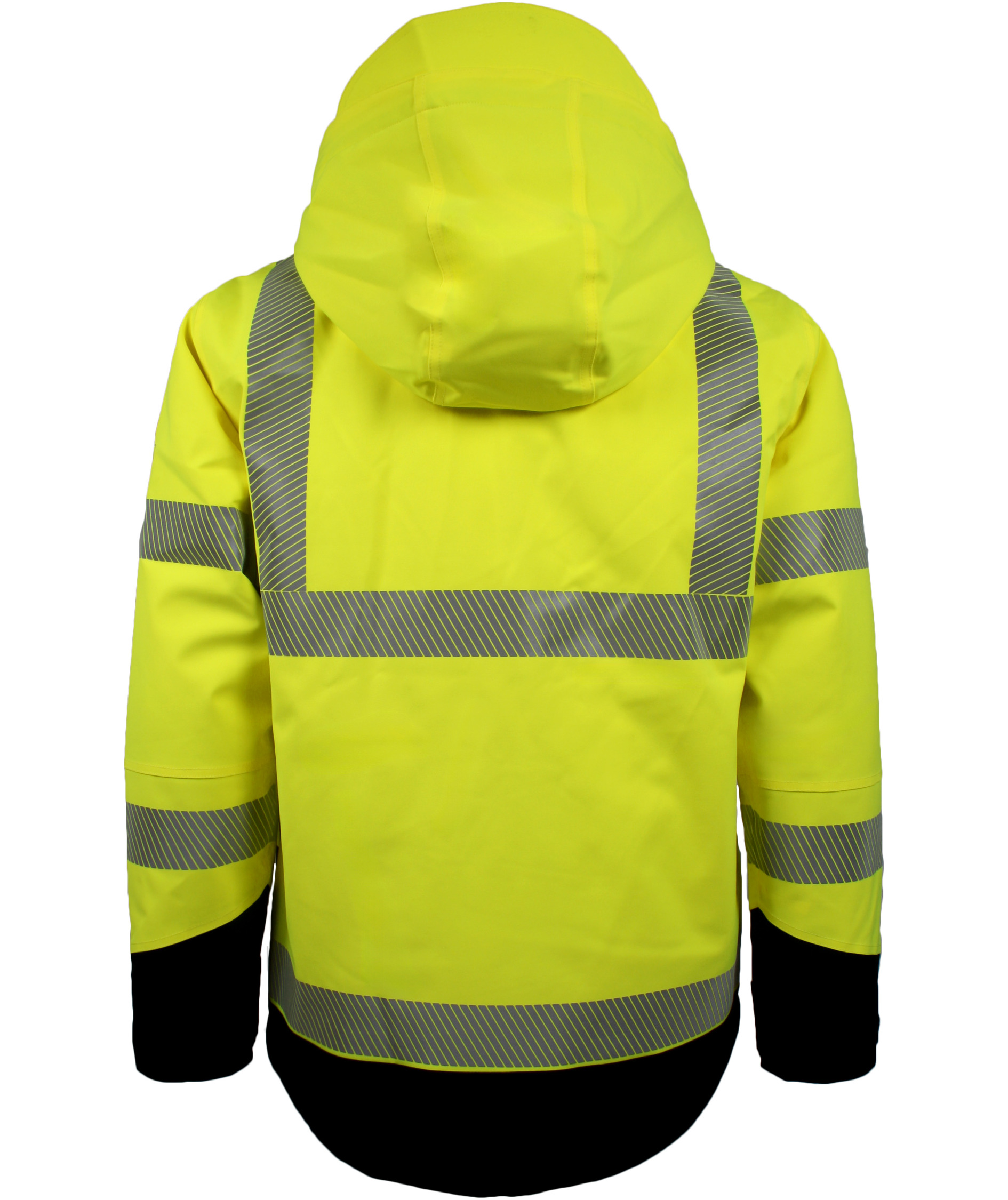 Lyngs&oslash;e Winterjacke full stretch, Hi-vis Gelb/Schwarz, large image number 2