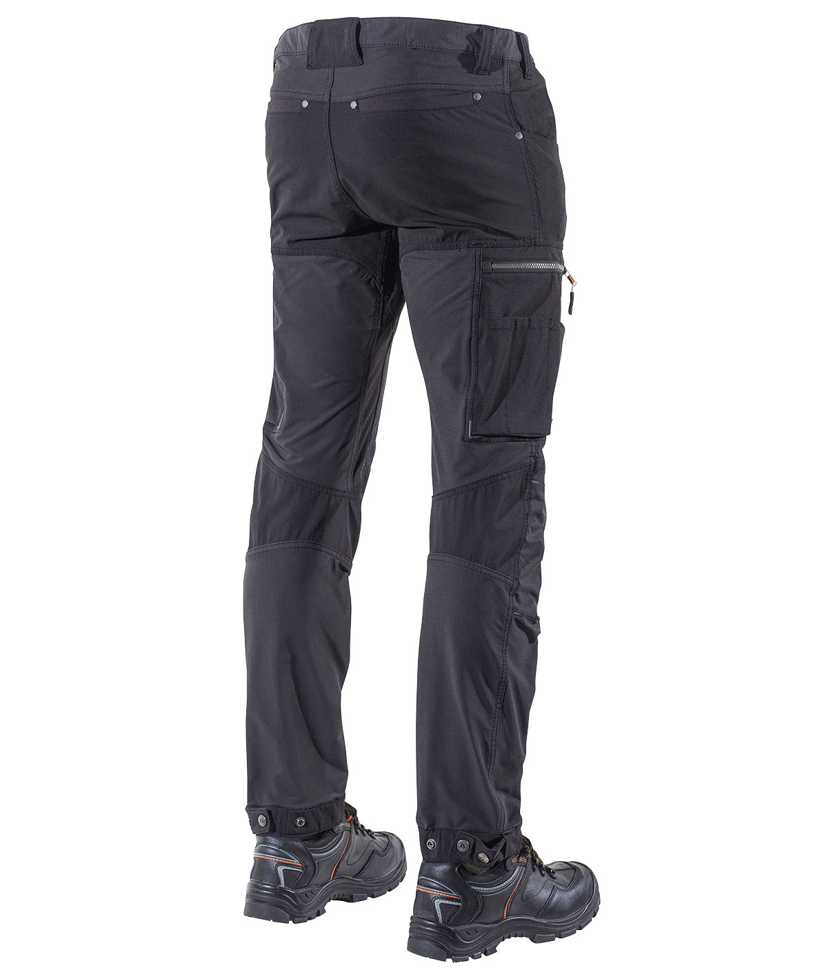 L.Brador&nbsp;arbetsbyxa 1030P full stretch, Svart