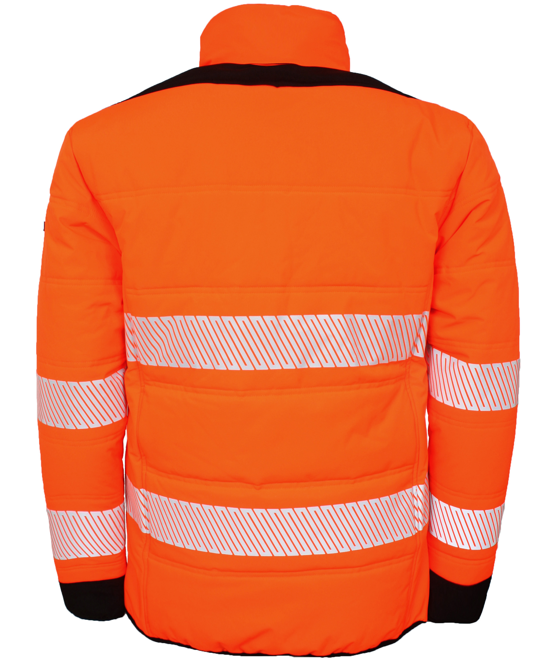 Lyngs&oslash;e Winterjacke, Hi-Vis Orange/Schwarz