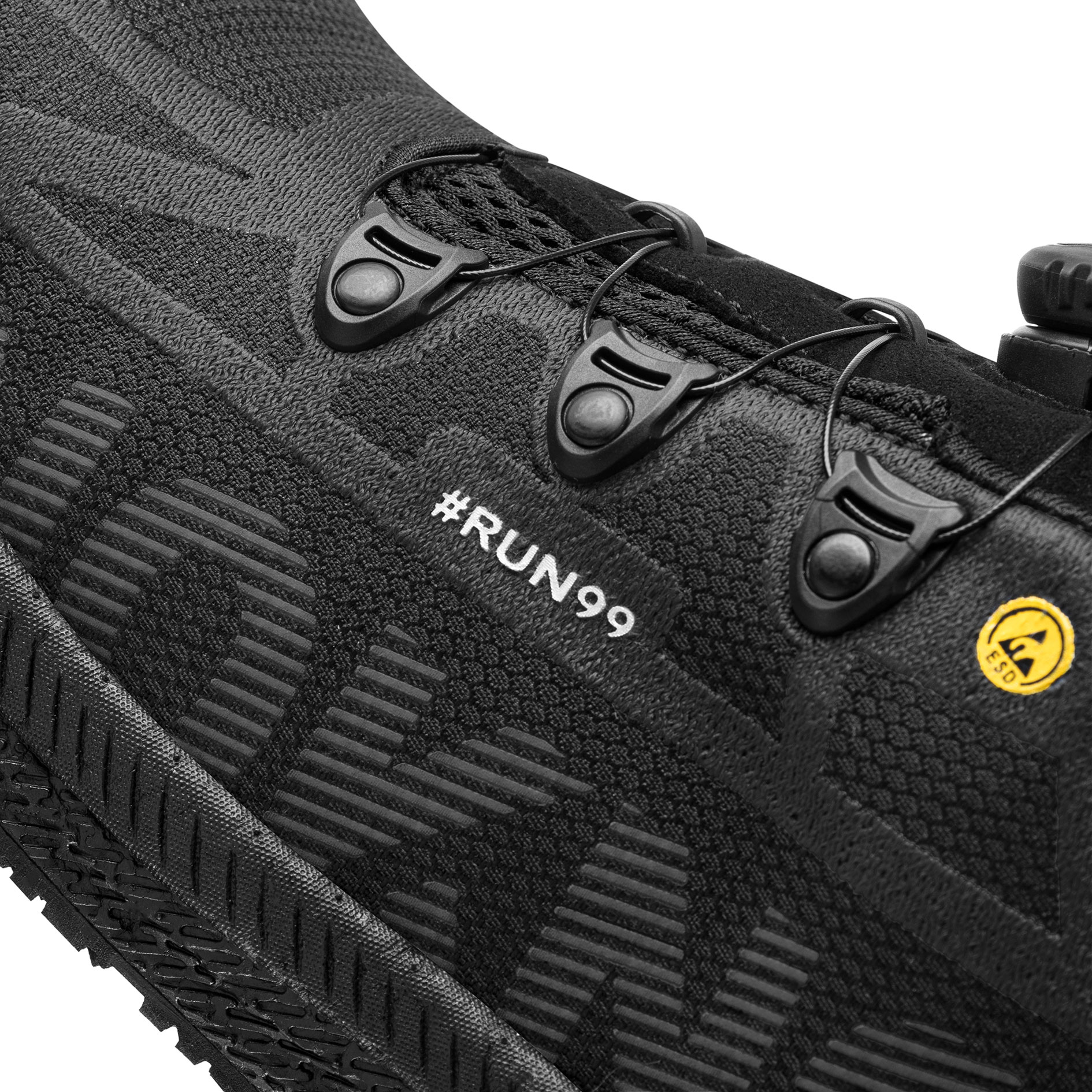 NOKNOK RUN99 sikkerhedssko S3S, Sort, large image number 4