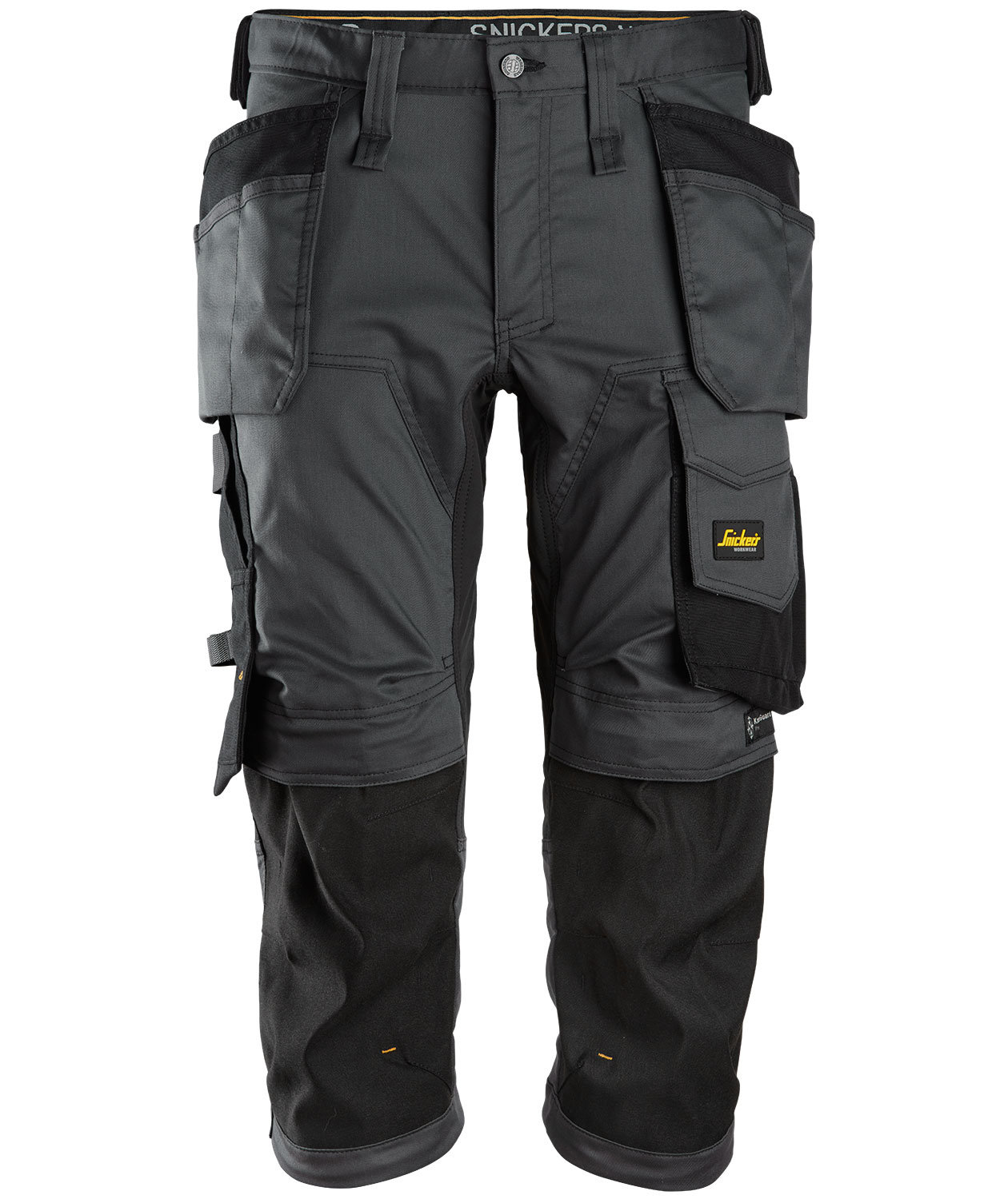 Snickers AllroundWork h&aring;ndverkerknickers 6142, St&aring;lgr&aring;/Svart, St&aring;lgr&aring;/Svart, swatch