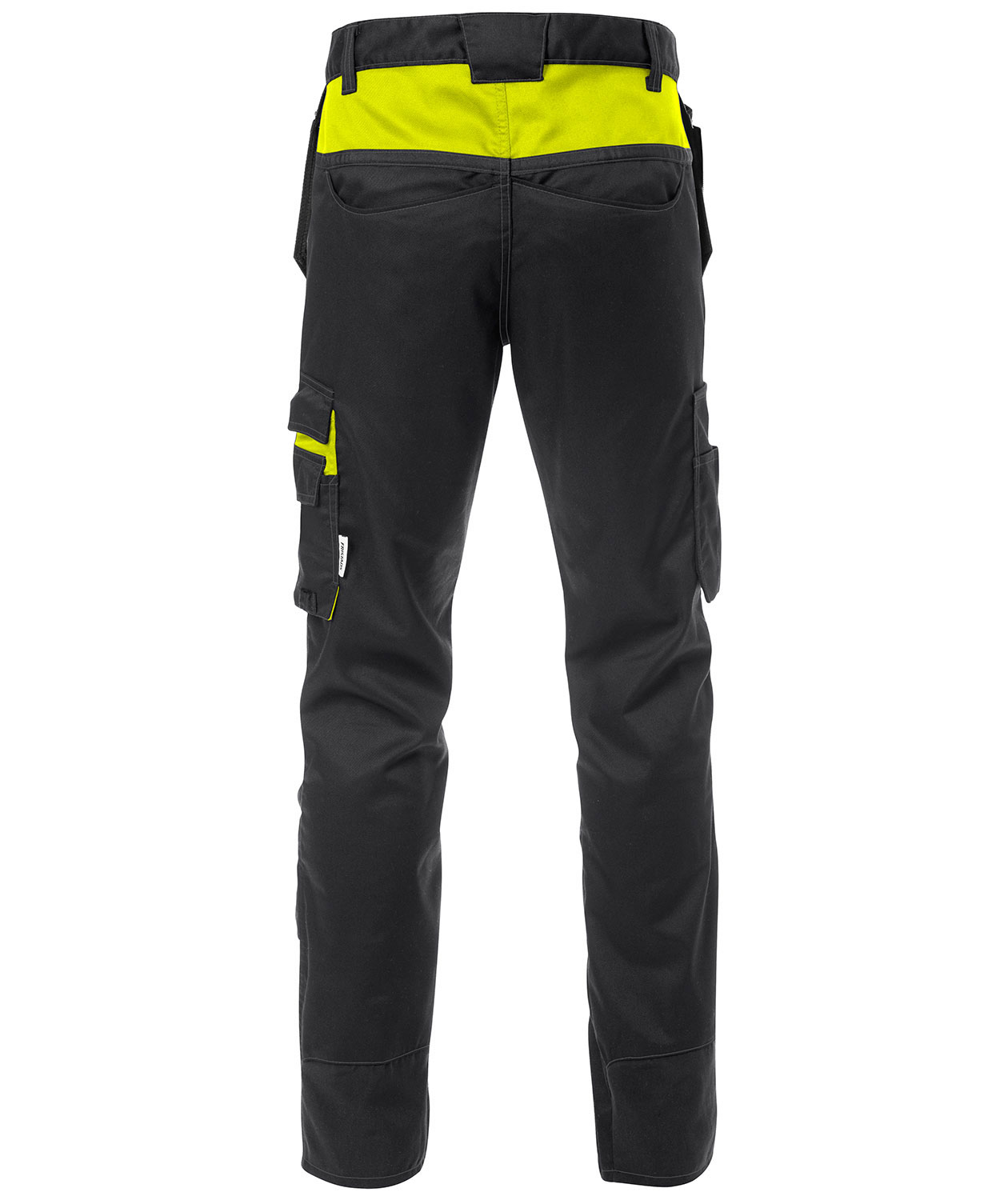 Fristads h&aring;ndverksbukse 2595 STFP, Svart/Hi-Vis Gul