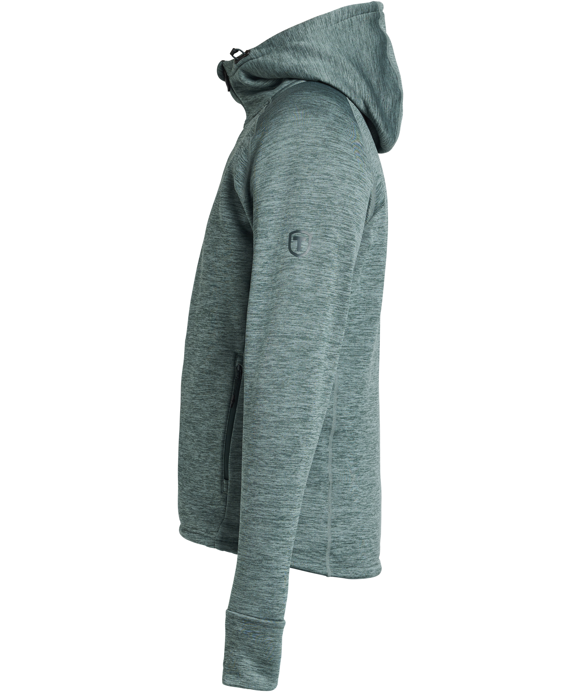 Tenson TXlite hoodie with full zipper, Green, large image number 5