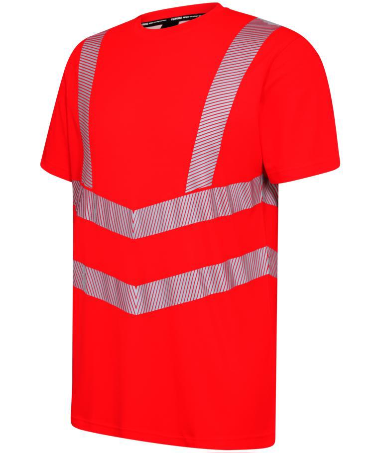 Engel Safety T-shirt, Varsel R&ouml;d, large image number 2