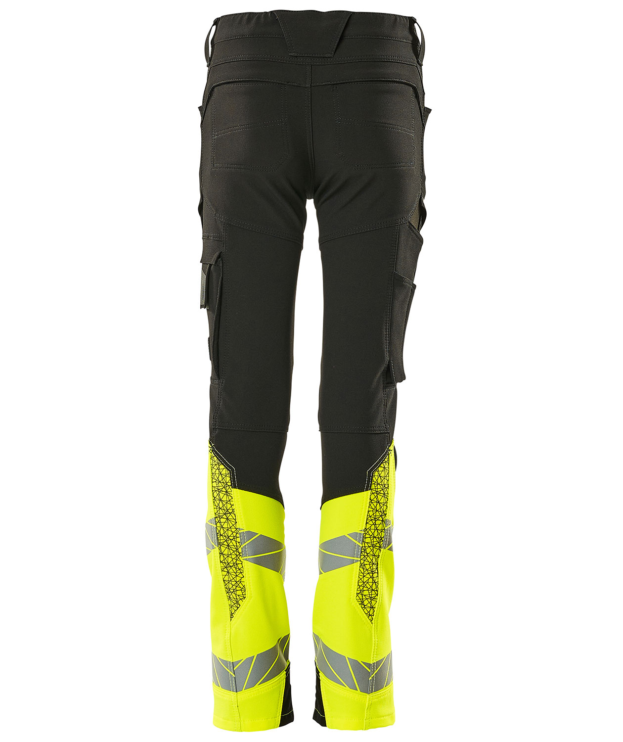 Mascot Accelerate Safe arbetsbyxa till barn, Svart/Varselgul