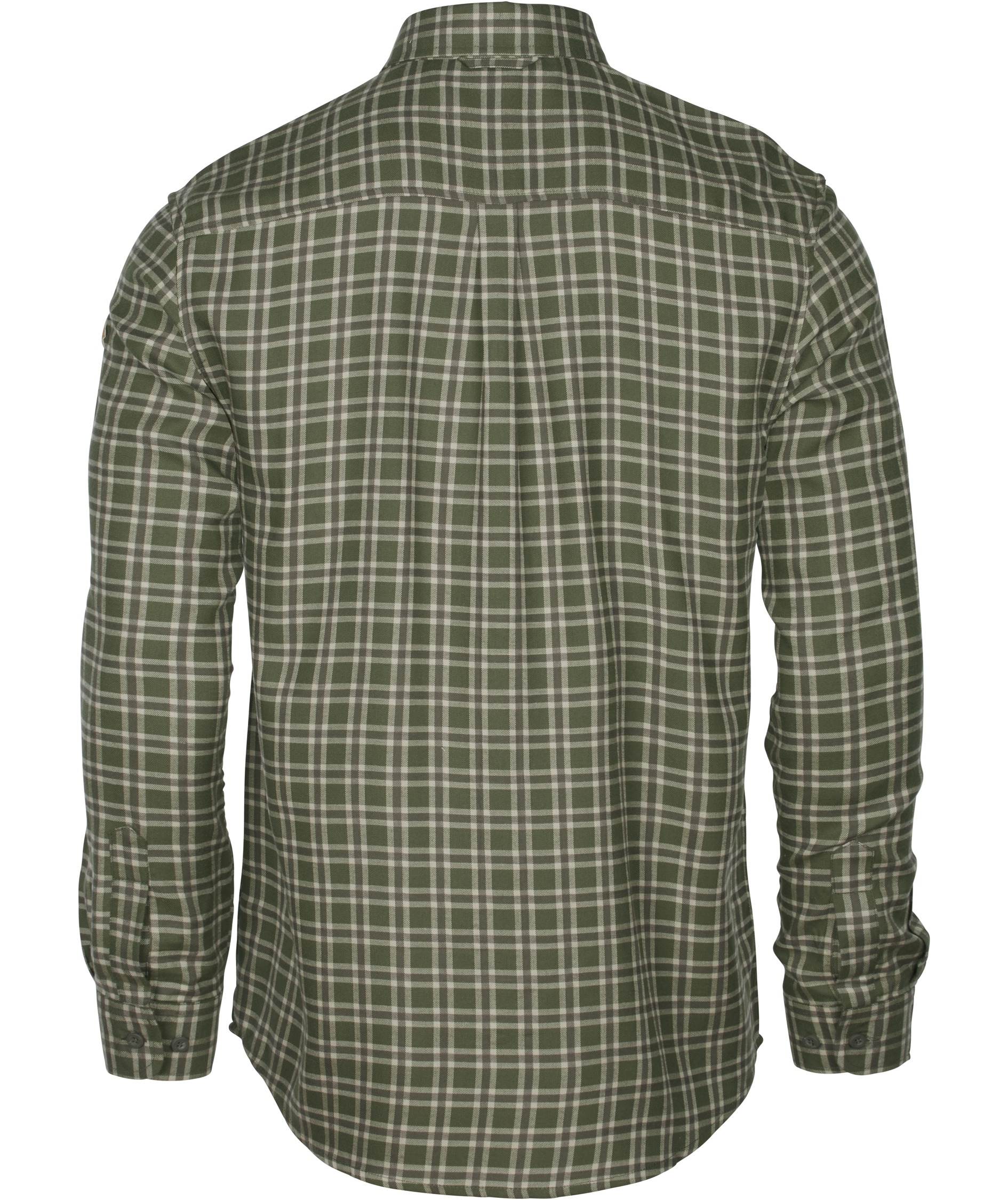 Pinewood Lappland skjorte med uld, Moss Green/Light Khaki, large image number 2