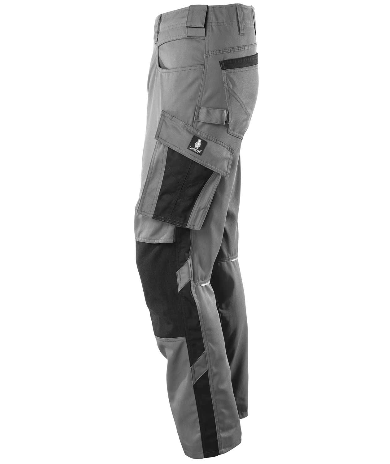 Mascot Unique Mannheim arbejdsbukser, let, Antracitgr&aring;/Sort, large image number 2